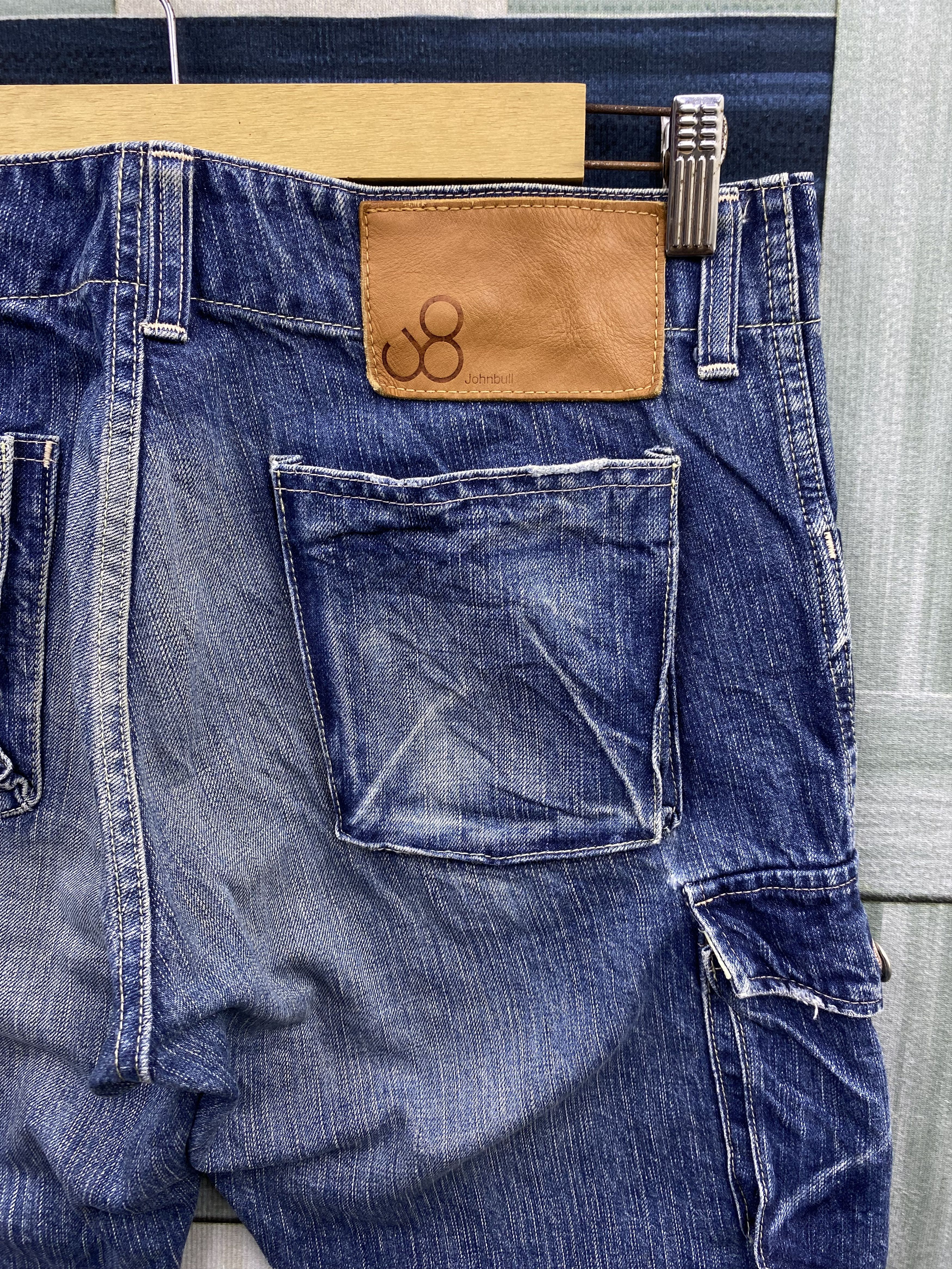 Johnbull Vintage John Bull Distress Faded Denim Jean Size US 34 / EU 50 - 5 Thumbnail