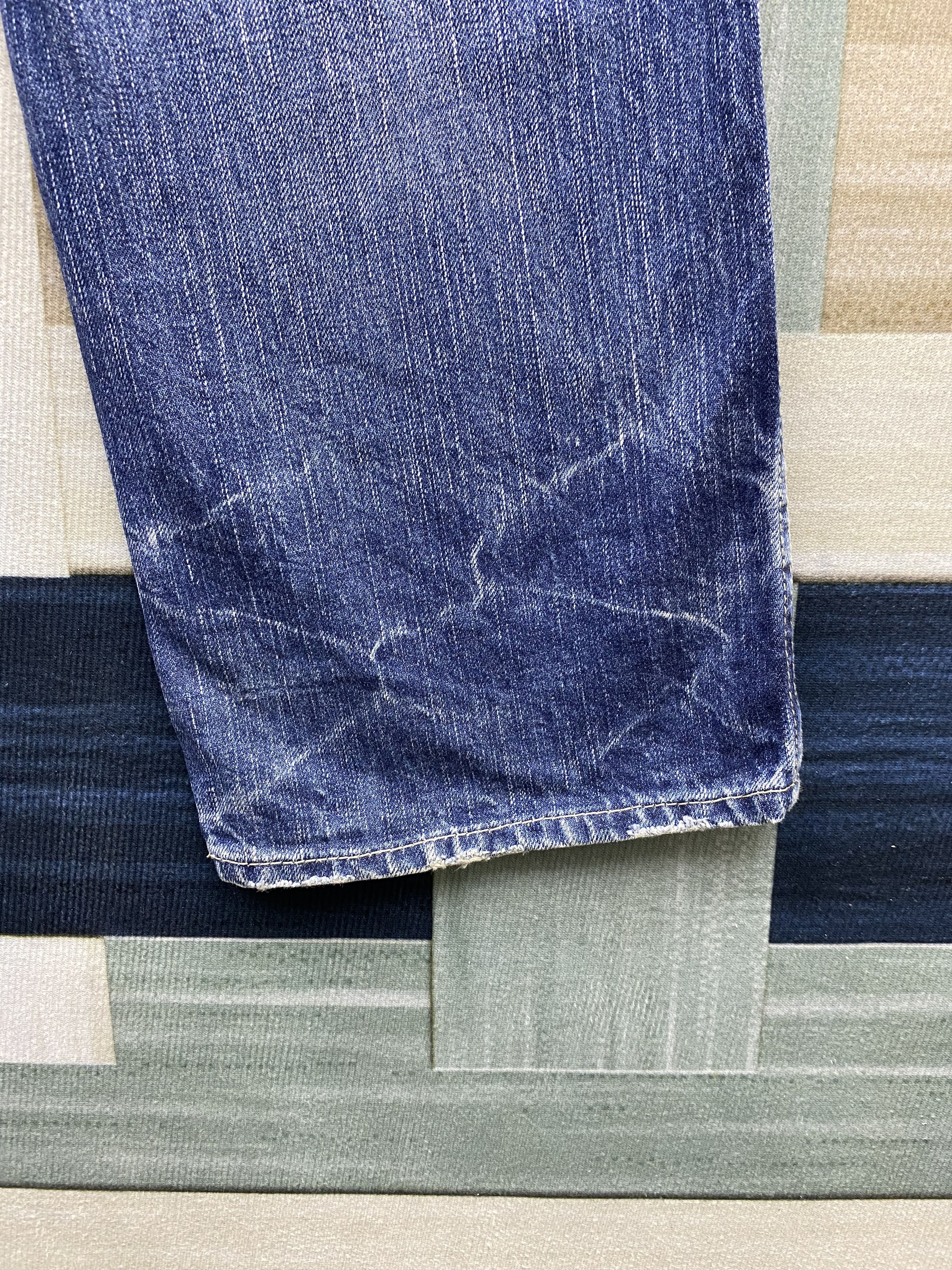 Johnbull Vintage John Bull Distress Faded Denim Jean Size US 34 / EU 50 - 12 Thumbnail