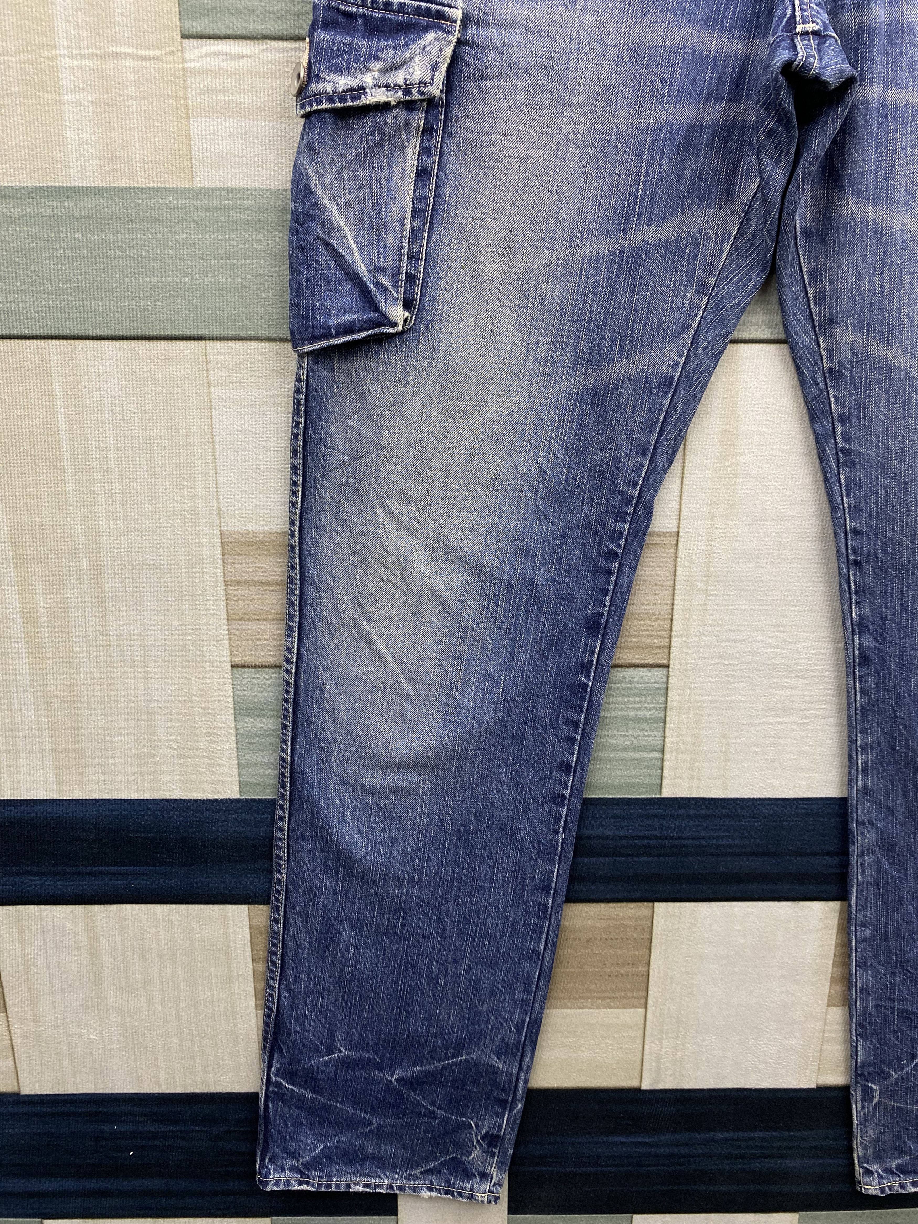 Johnbull Vintage John Bull Distress Faded Denim Jean Size US 34 / EU 50 - 6 Thumbnail