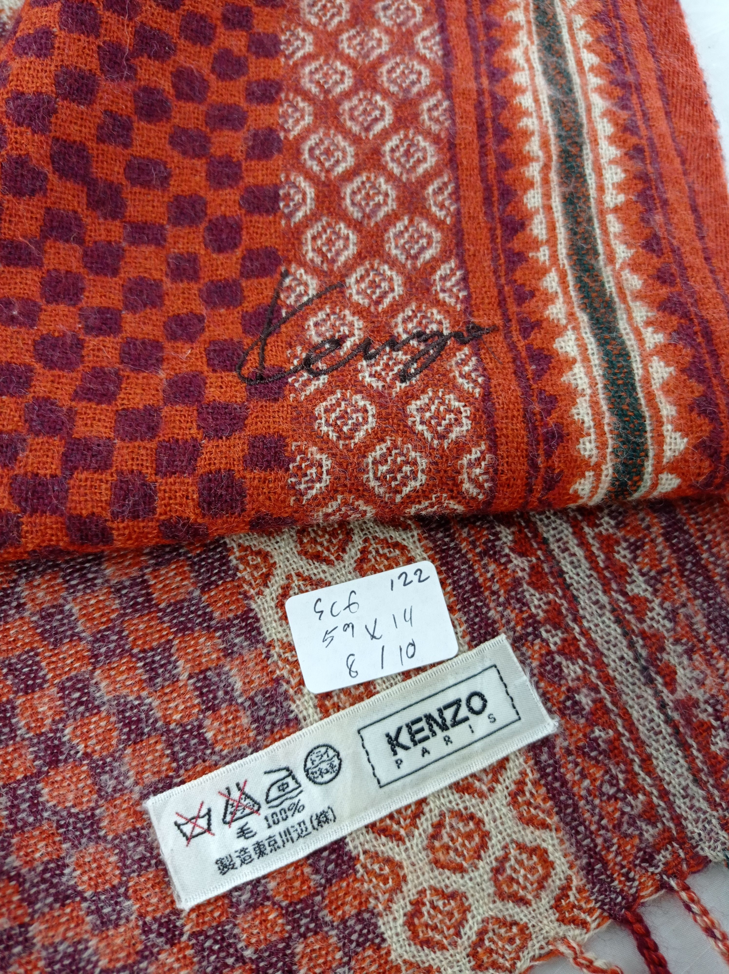 Kenzo Kenzo Scarf / Muffler / Neckwear Size ONE SIZE - 3 Thumbnail