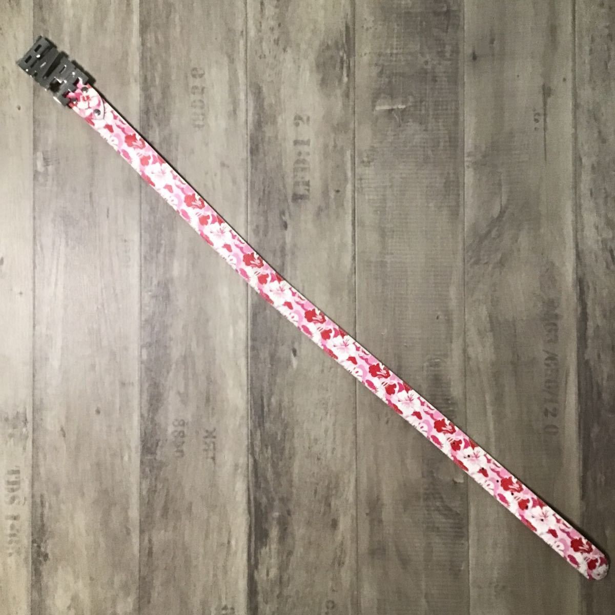 Bape BAPE Aloha camo leather belt pink camo a bathing age Size ONE SIZE - 2 Thumbnail
