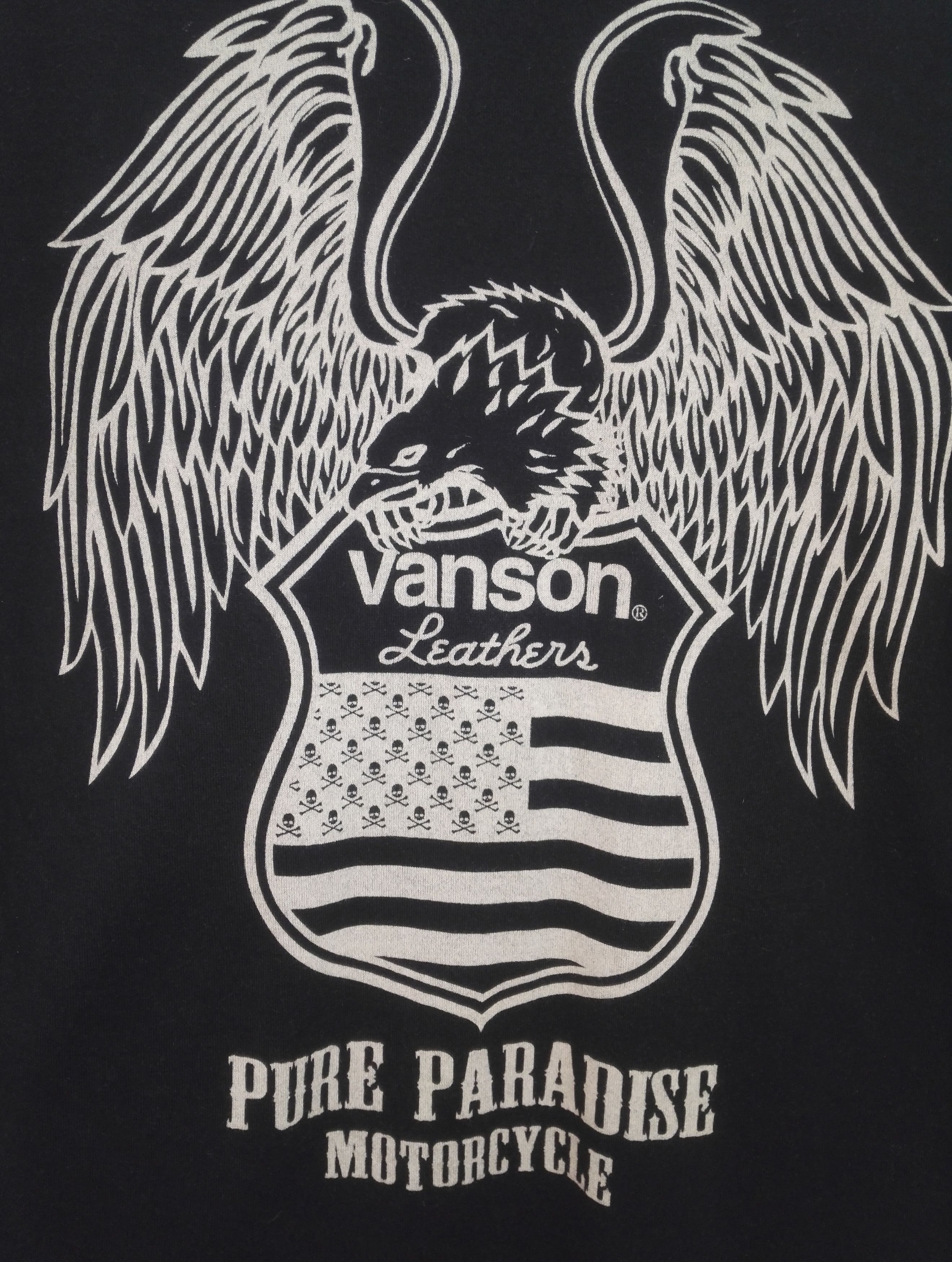 Vanson Leathers Vintage Vanson Leather USA Pure Paradise T-shirt (c34) Size US S / EU 44-46 / 1 - 5 Thumbnail