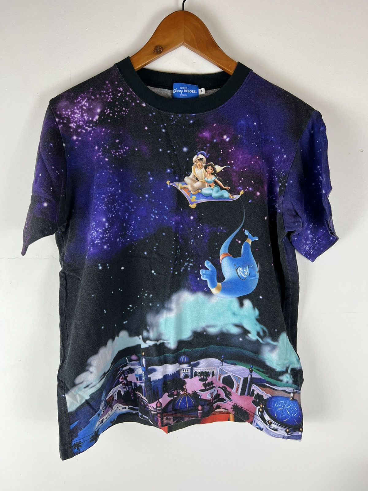 Aladdin Galaxy All Over Print Tokyo Disney Resort Tee