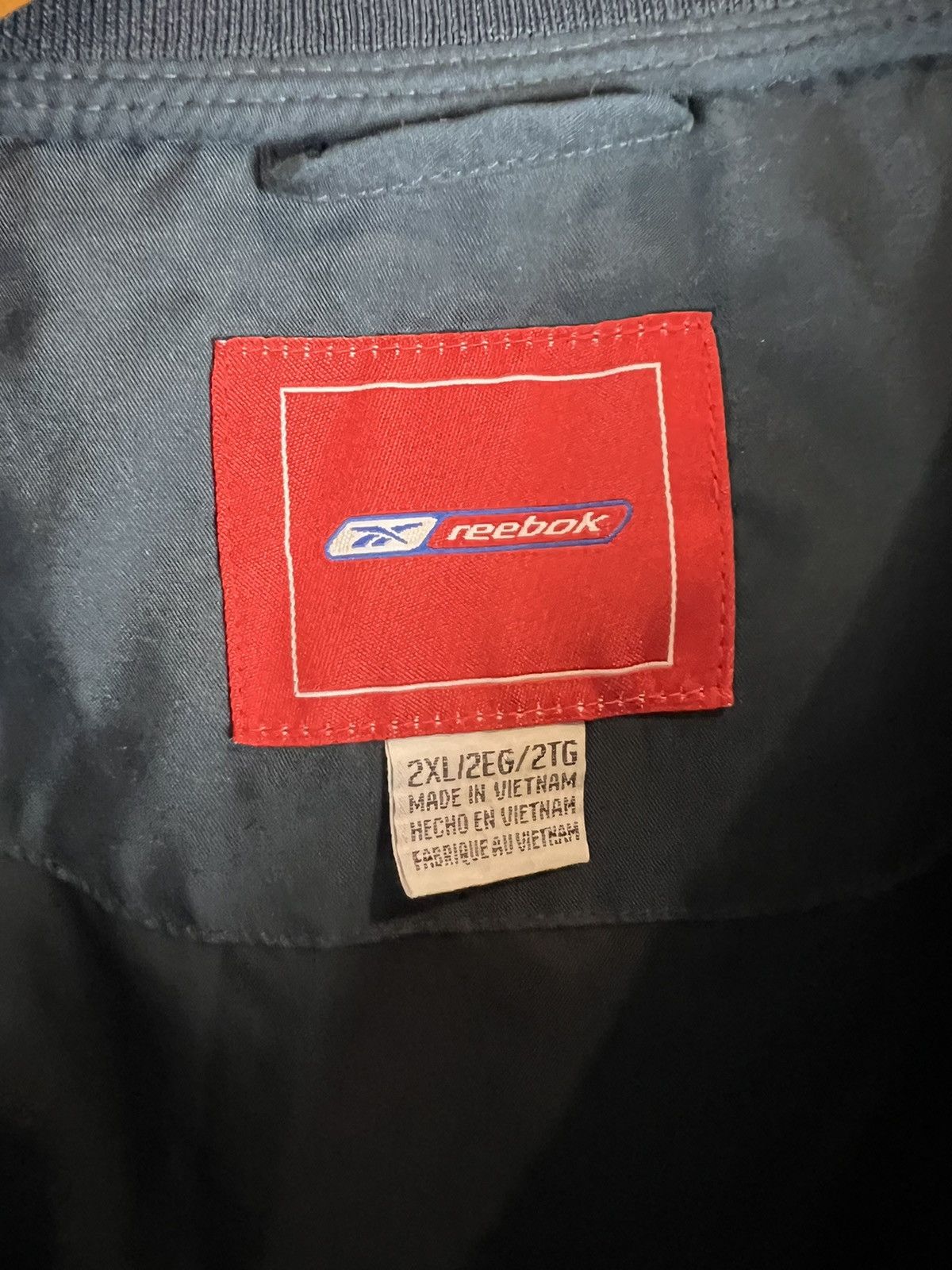 NFL × Reebok × Vintage Reebok Superbowl 38 Pullover Jacket Size US XXL / EU 58 / 5 - 3 Thumbnail