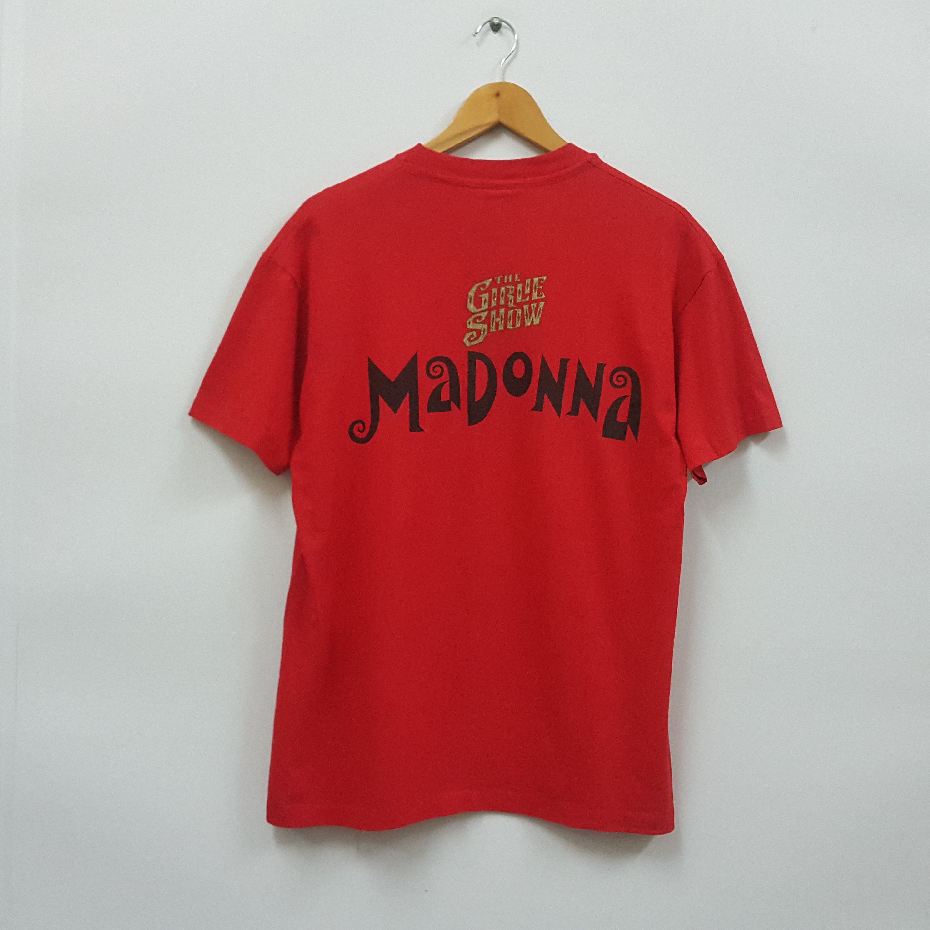 Band Tees × Vintage Vintage 90's MADONNA the Girlie Show Queen of Pop tees USA Size US L / EU 52-54 / 3 - 7 Thumbnail