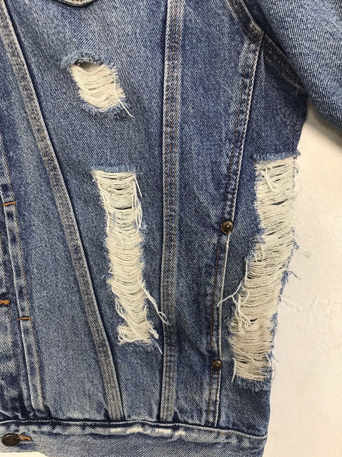 Japanese Brand Vintage Nico Distressed Denim Button Up Design Size US XXL / EU 58 / 5 - 6 Thumbnail