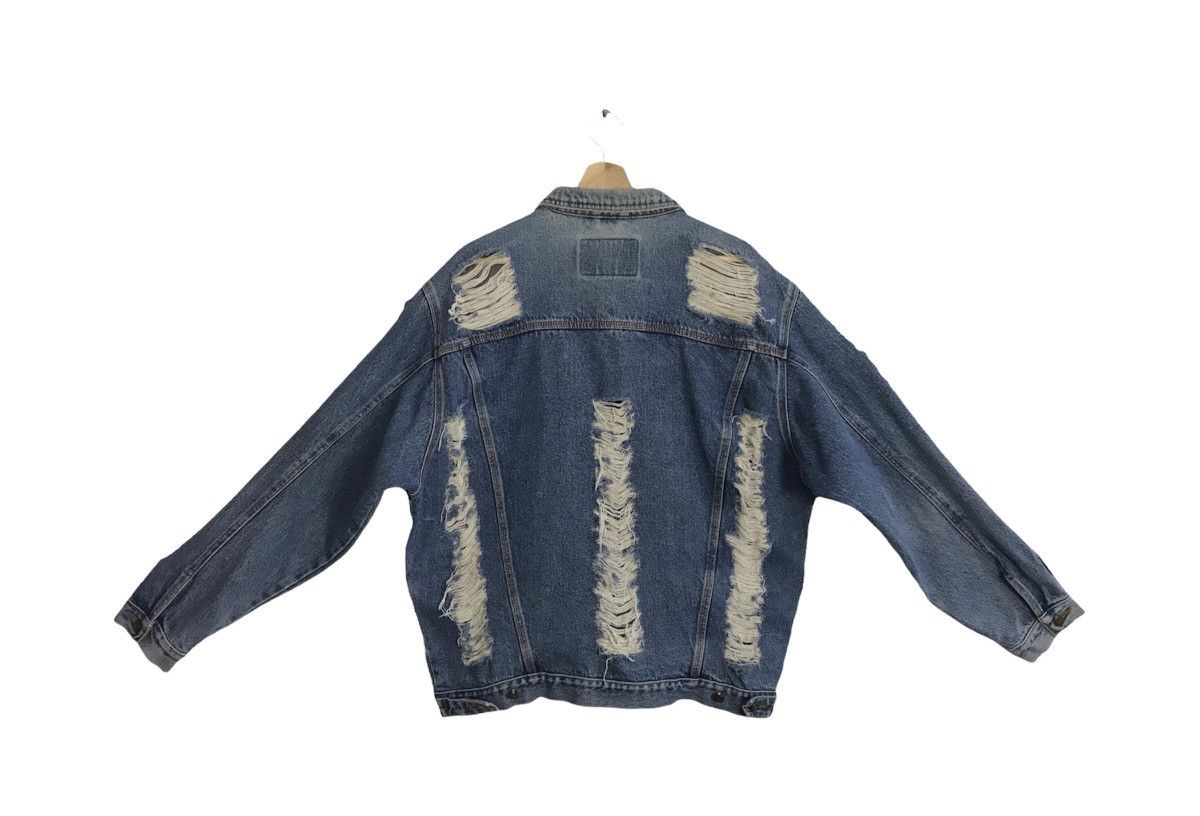 Japanese Brand Vintage Nico Distressed Denim Button Up Design Size US XXL / EU 58 / 5 - 2 Thumbnail