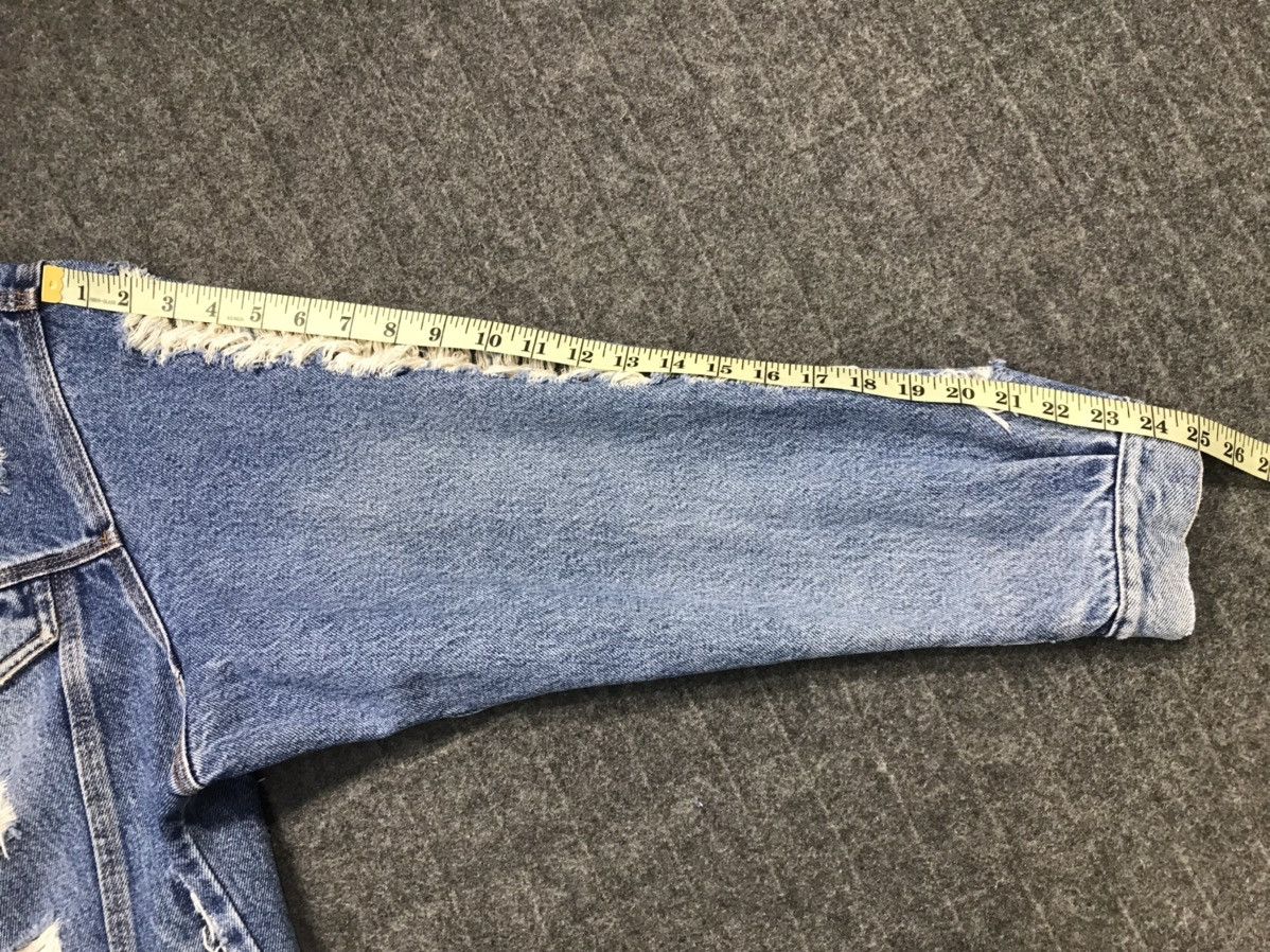 Japanese Brand Vintage Nico Distressed Denim Button Up Design Size US XXL / EU 58 / 5 - 21 Thumbnail