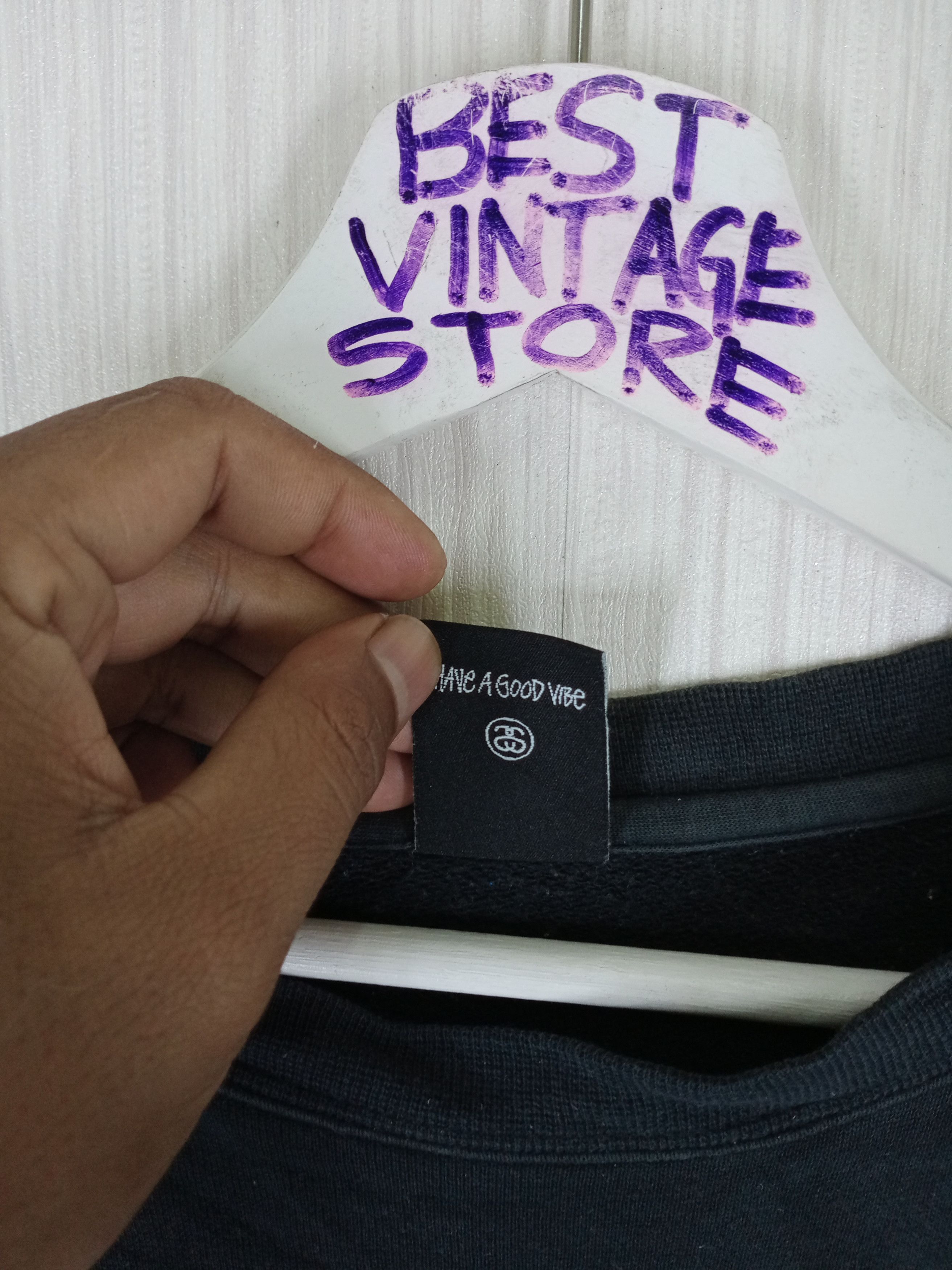 Stussy Vintage STUSSY Big Logo Sweatshirt Size US XL / EU 56 / 4 - 6 Thumbnail