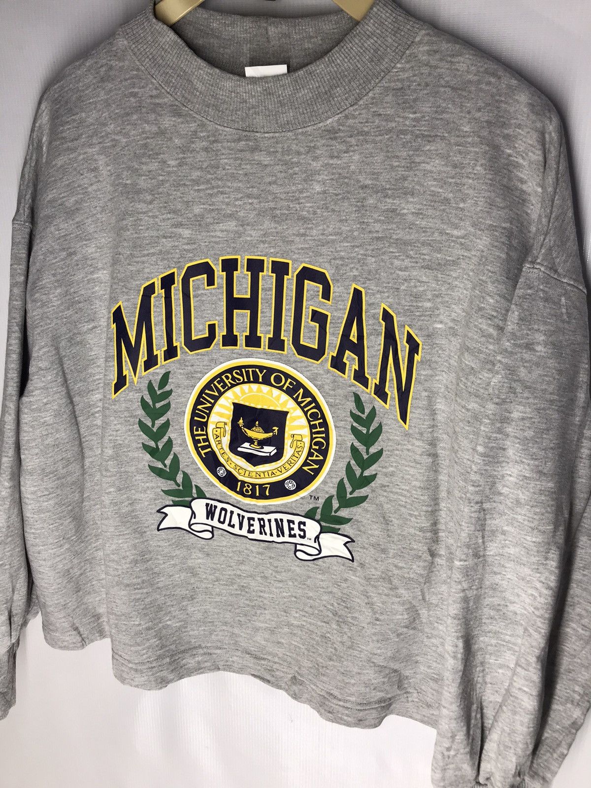 GU University of Michigan crop sweatshirt by gu Size US L / EU 52-54 / 3 - 5 Thumbnail