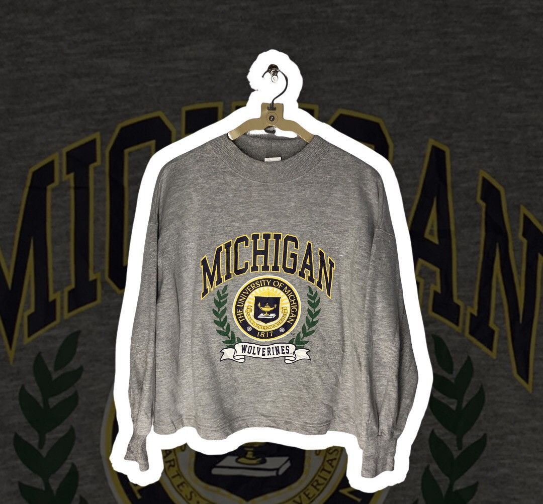 GU University of Michigan crop sweatshirt by gu Size US L / EU 52-54 / 3 - 1 Thumbnail