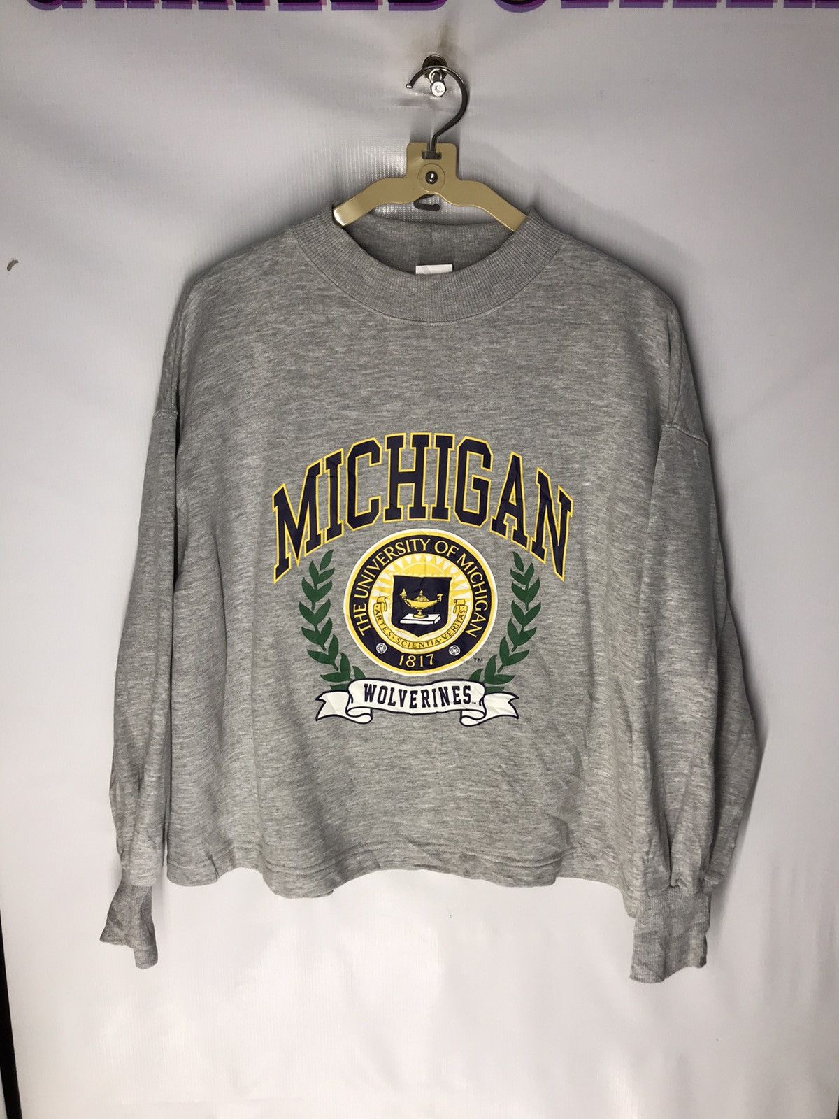 GU University of Michigan crop sweatshirt by gu Size US L / EU 52-54 / 3 - 7 Thumbnail