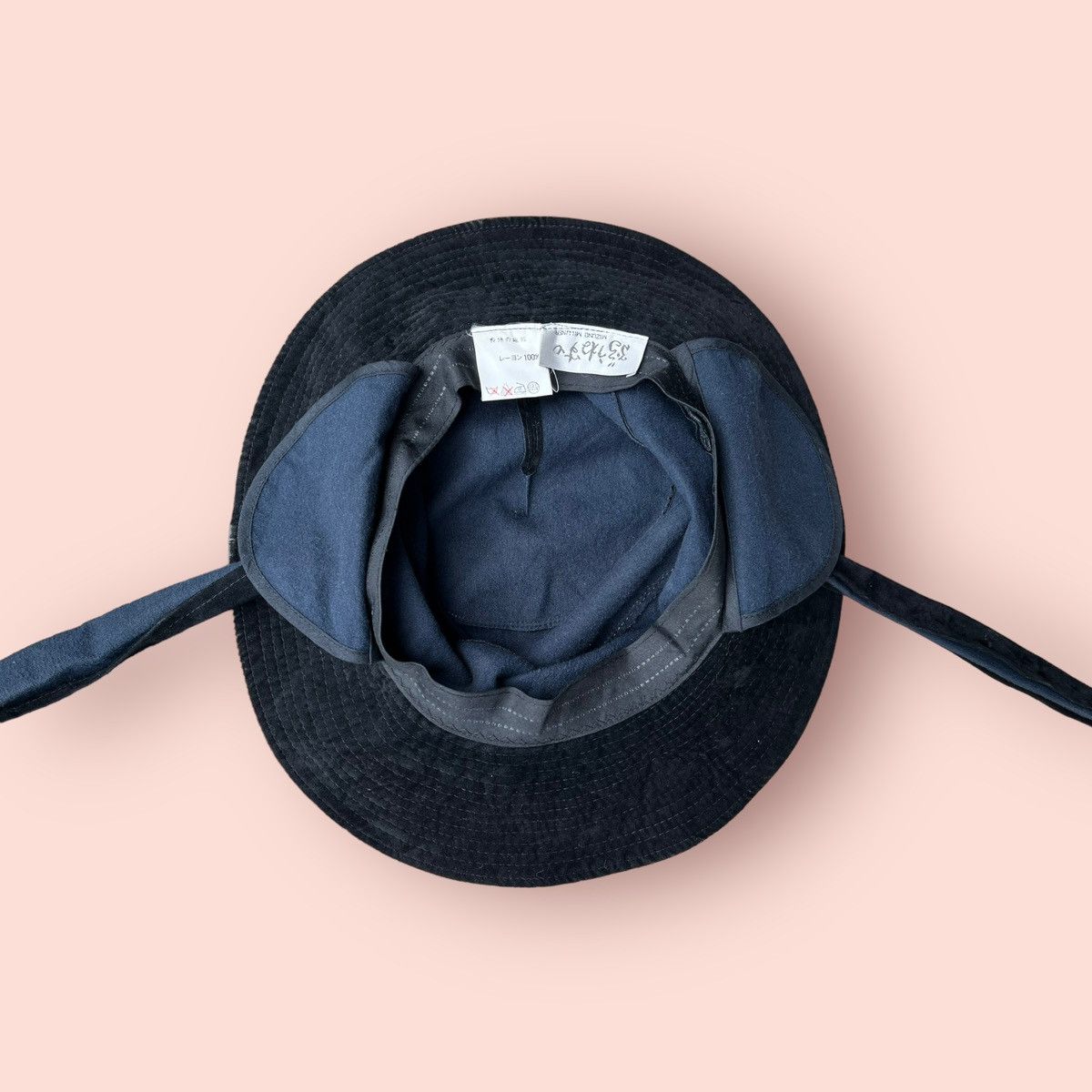 Japanese Brand × Mizuno RARE DESIGN VINTAGE MIZUNO VELVET BUCKET HAT Size ONE SIZE - 19 Thumbnail