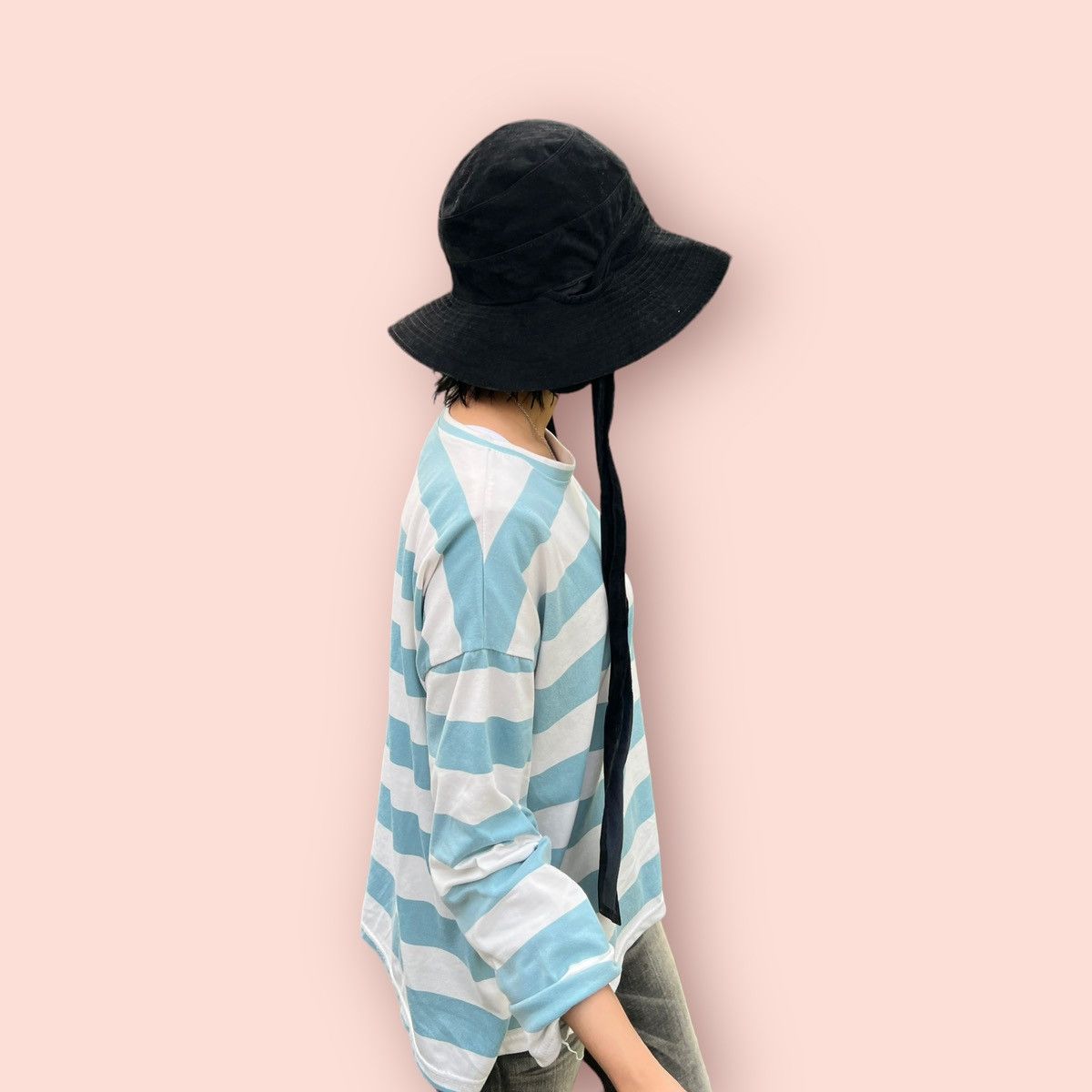 Japanese Brand × Mizuno RARE DESIGN VINTAGE MIZUNO VELVET BUCKET HAT Size ONE SIZE - 7 Thumbnail