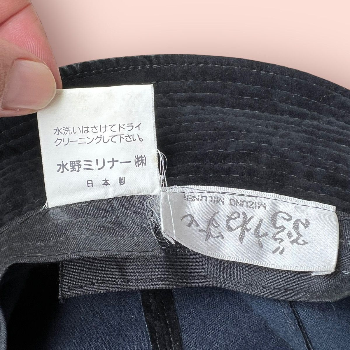 Japanese Brand × Mizuno RARE DESIGN VINTAGE MIZUNO VELVET BUCKET HAT Size ONE SIZE - 21 Thumbnail