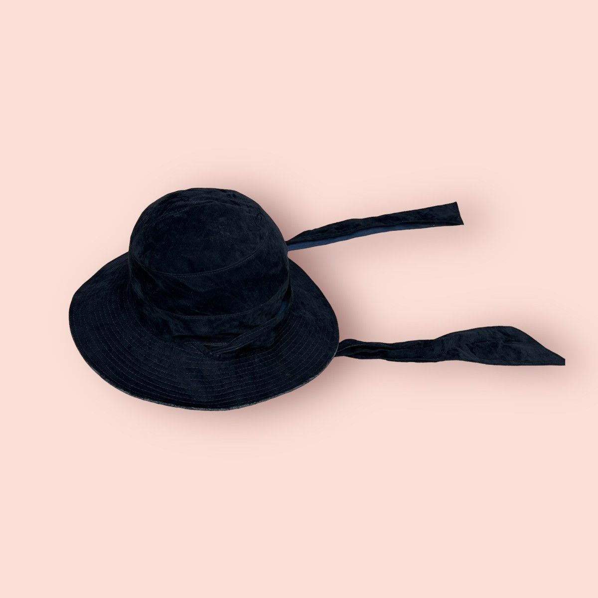Japanese Brand × Mizuno RARE DESIGN VINTAGE MIZUNO VELVET BUCKET HAT Size ONE SIZE - 12 Thumbnail