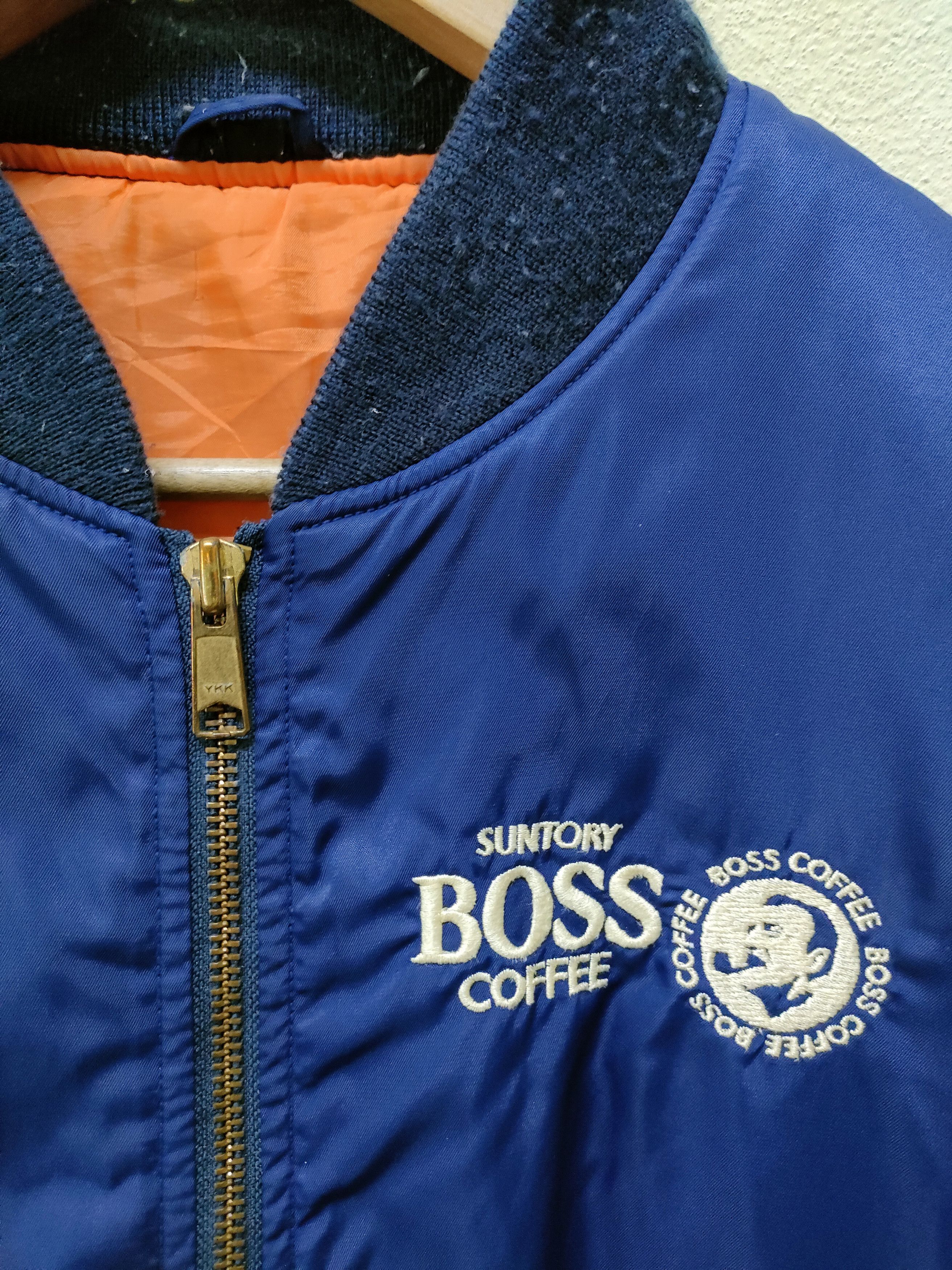 Vintage Vintage Suntory Boss Coffee Big Embroidered Logo Jacket Size US L / EU 52-54 / 3 - 5 Thumbnail