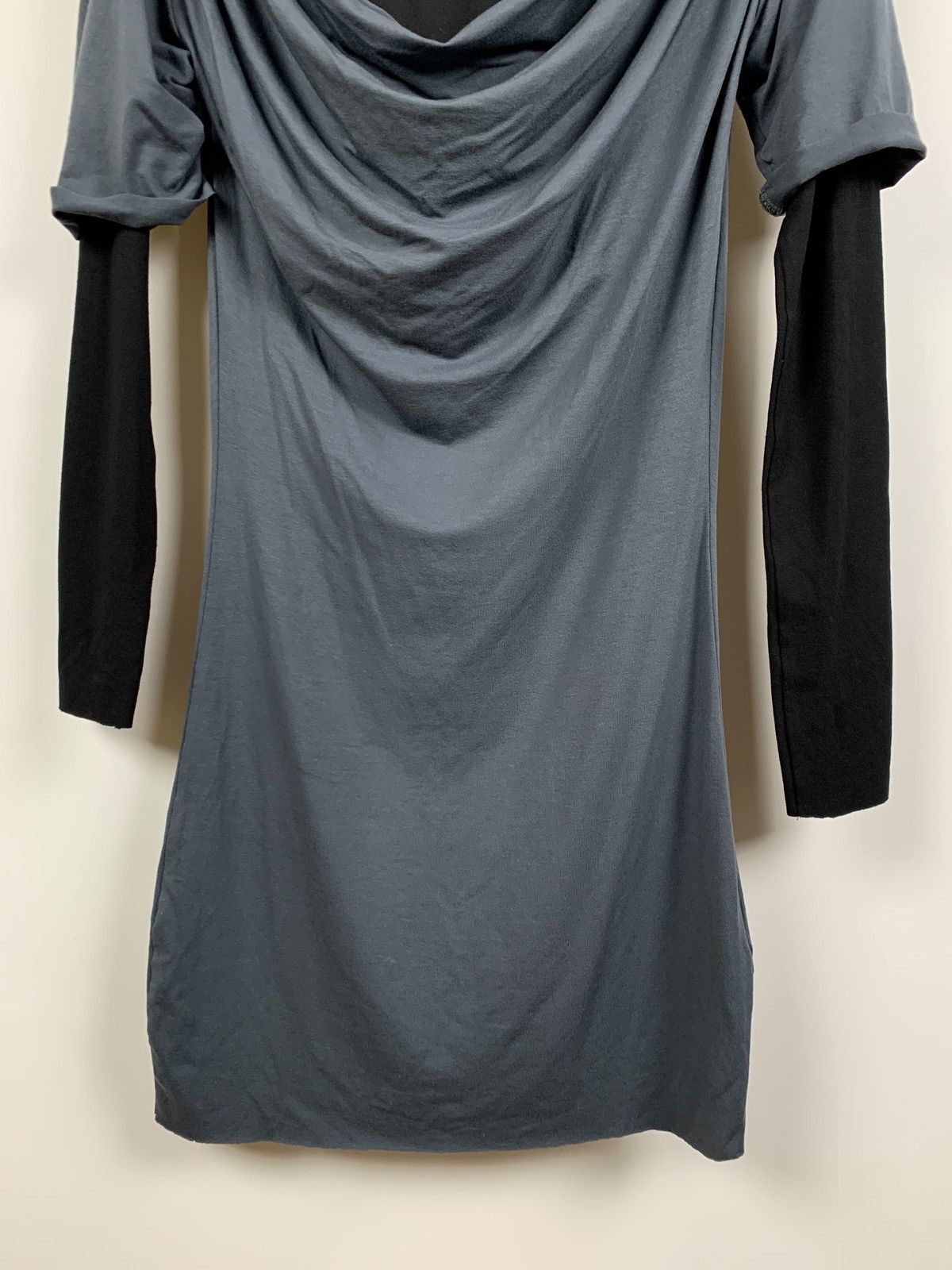 Jean Paul Gaultier Jean Paul Gaultier Cowl Neck Layered Sleeve Draped Dress Size S / US 4 / IT 40 - 17 Thumbnail