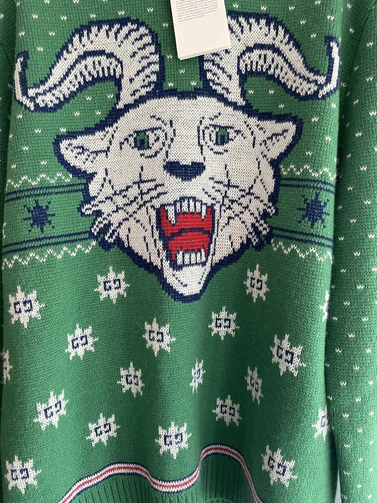 Gucci $2,550Value Super Runway Limited Edition Gucci Goat Sweater Size US XL / EU 56 / 4 - 6 Thumbnail