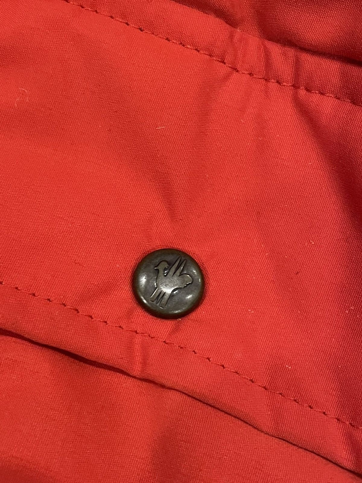 Moncler Vintage Moncler Grenoble Red Down Puffer Jacket Logo ASICS Size US S / EU 44-46 / 1 - 5 Thumbnail