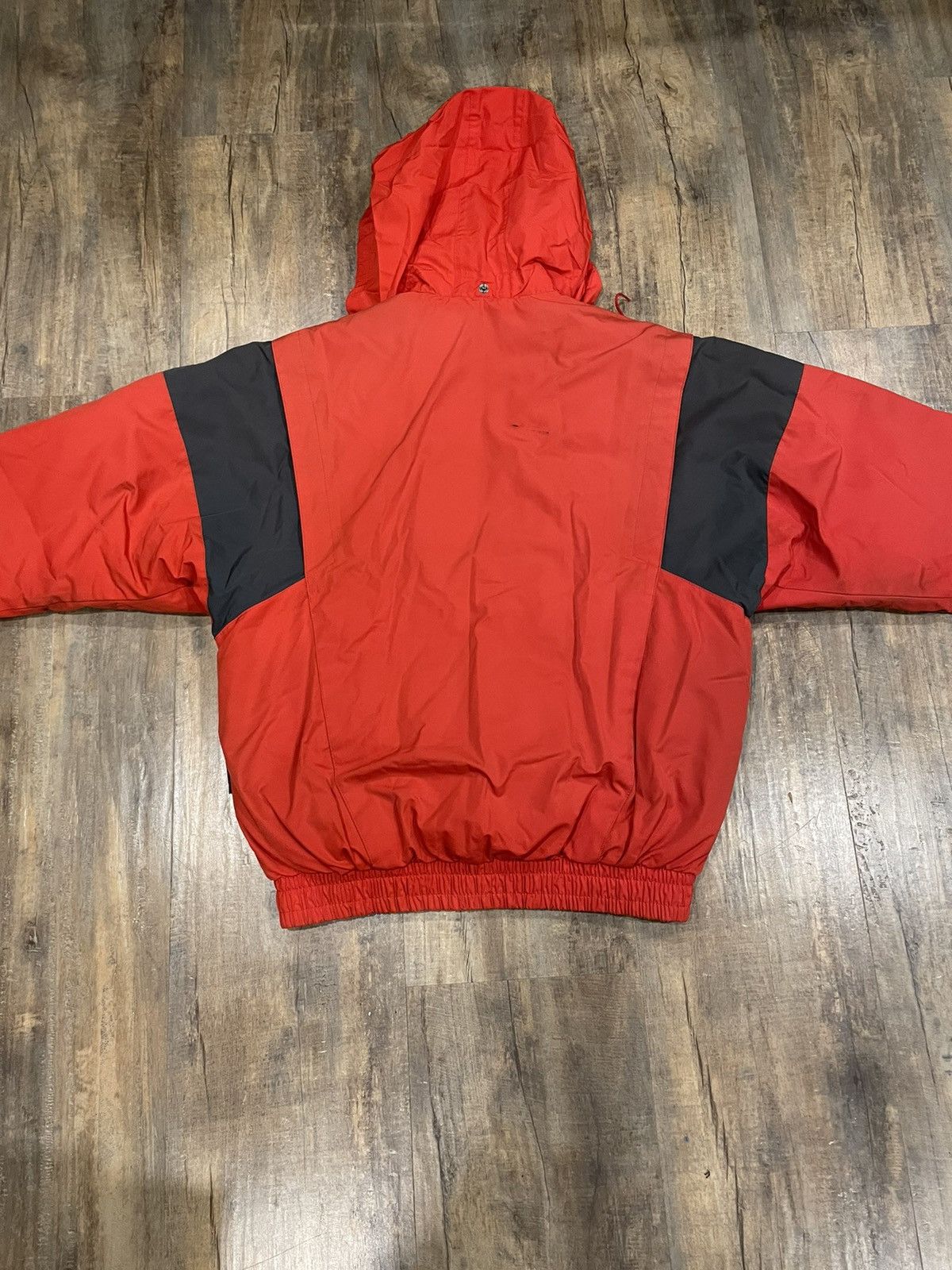Moncler Vintage Moncler Grenoble Red Down Puffer Jacket Logo ASICS Size US S / EU 44-46 / 1 - 3 Thumbnail