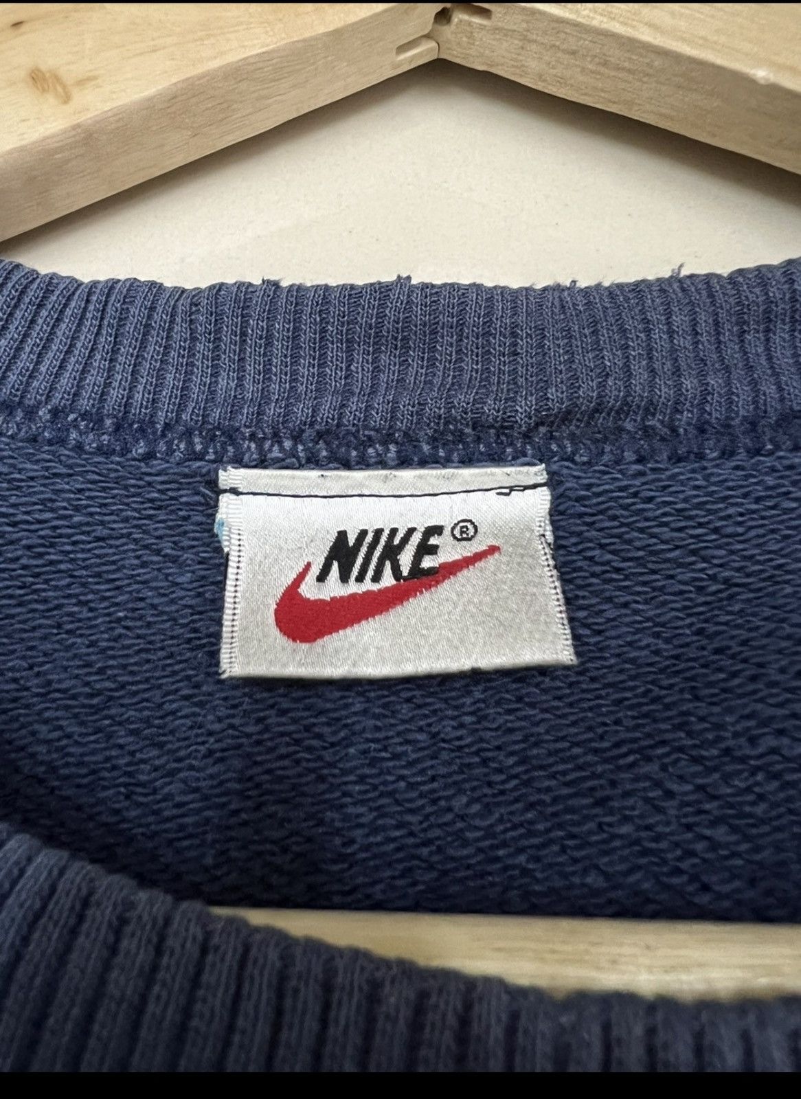 Nike × Vintage 🔥NEED GONE🔥VTG 90s NIKE SWOOSH CENTER BIG SPELLOUT BOX LOGO Size US M / EU 48-50 / 2 - 9 Thumbnail