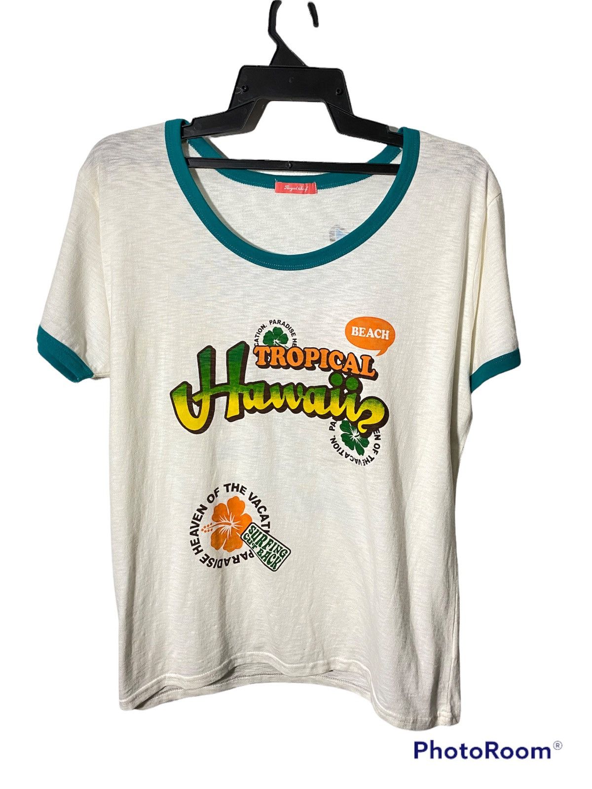 Japanese Brand tropical hawaii surfing beach Size US L / EU 52-54 / 3 - 2 Thumbnail
