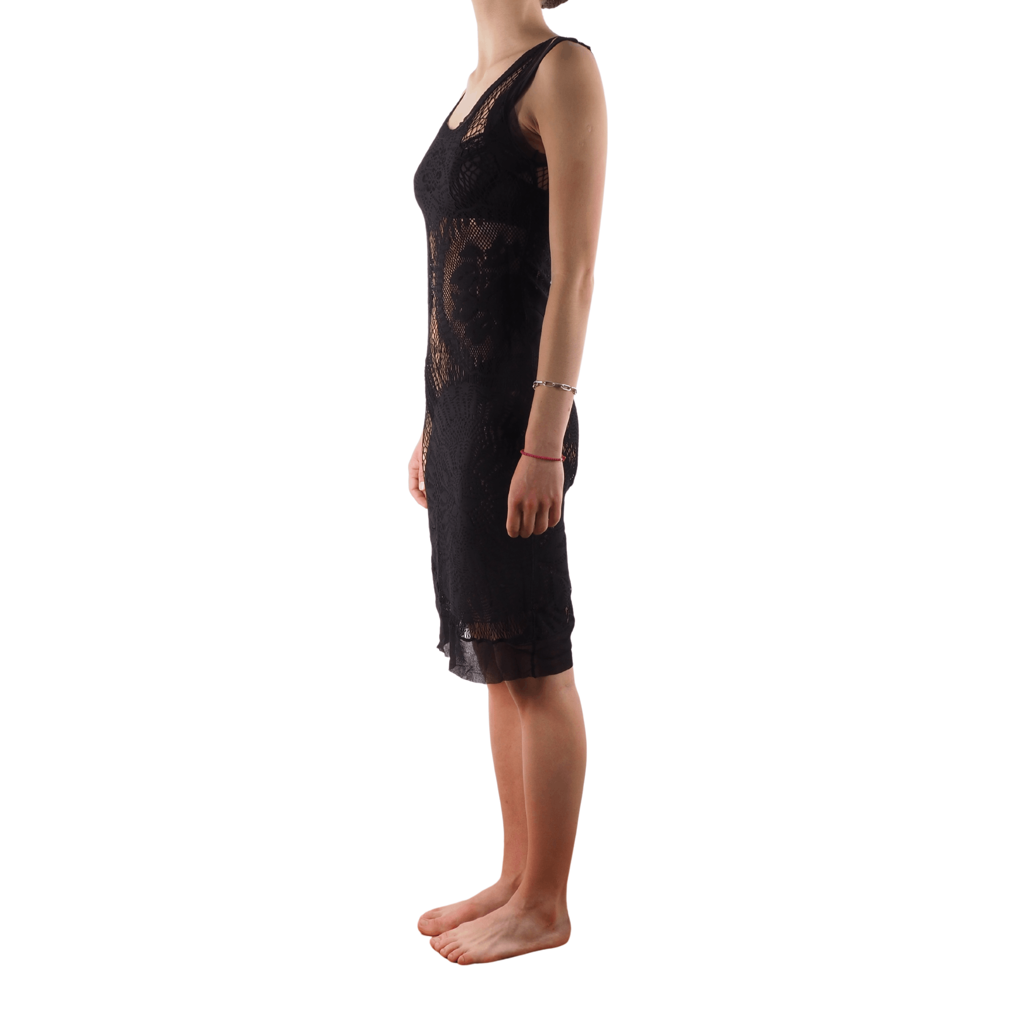 Jean Paul Gaultier Jean Paul Gaultier Vintage Sheer Knit Mesh Dress Size M / US 6-8 / IT 42-44 - 3 Thumbnail