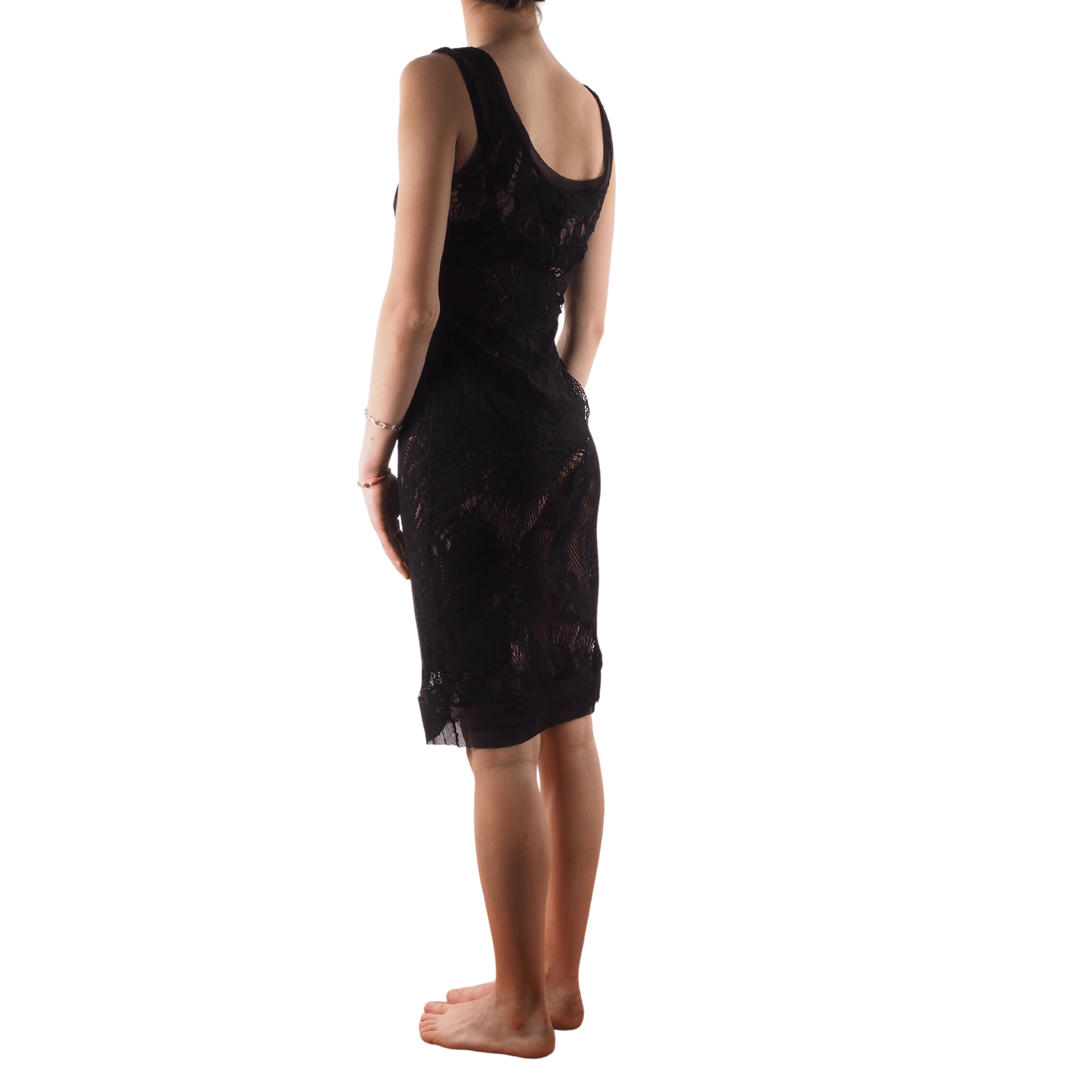 Jean Paul Gaultier Jean Paul Gaultier Vintage Sheer Knit Mesh Dress Size M / US 6-8 / IT 42-44 - 2 Thumbnail