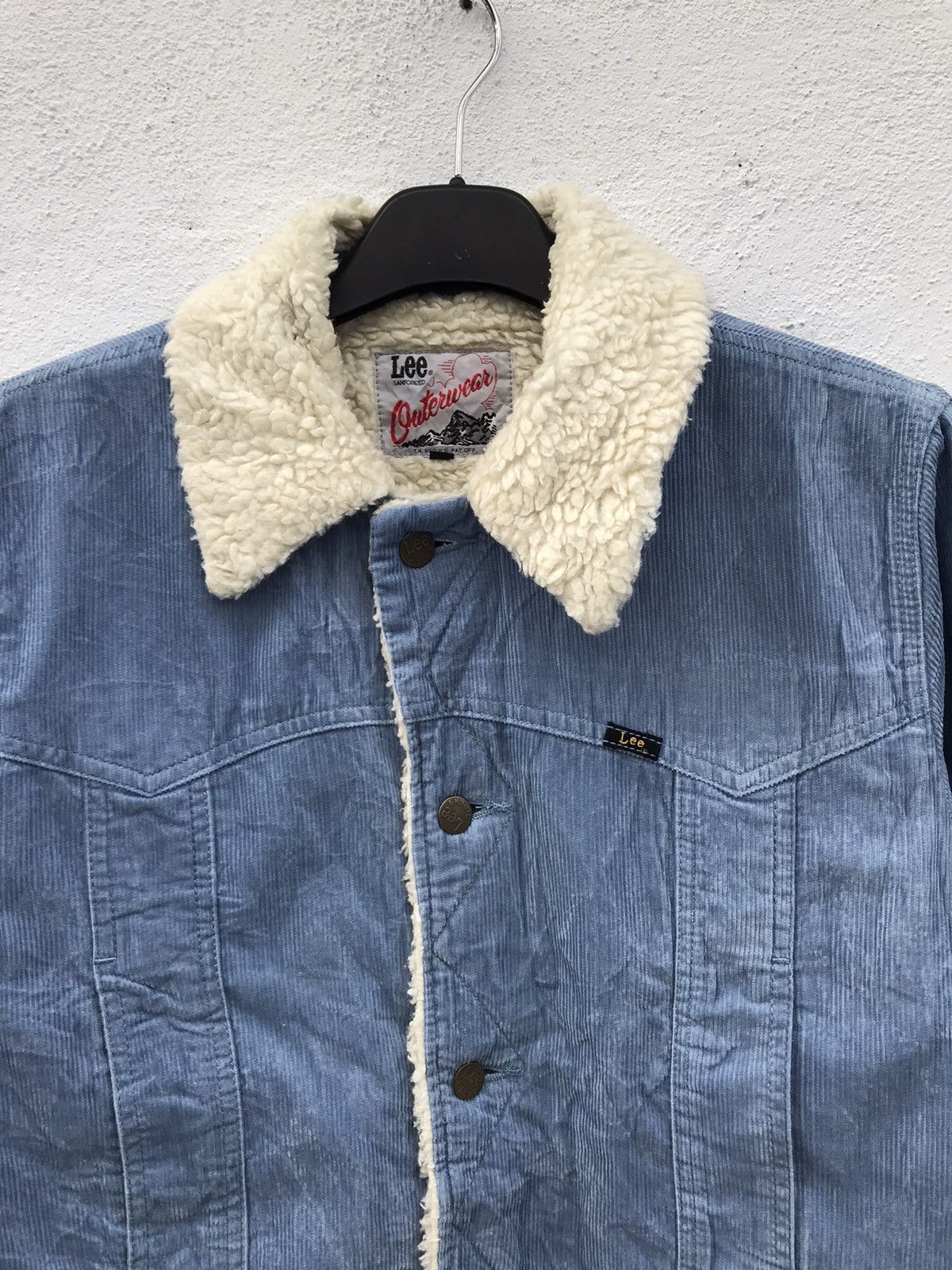 Lee × Vintage Vintage Lee Outerwear Corduroy Sherpa Lining Button Jackets Size US M / EU 48-50 / 2 - 3 Thumbnail