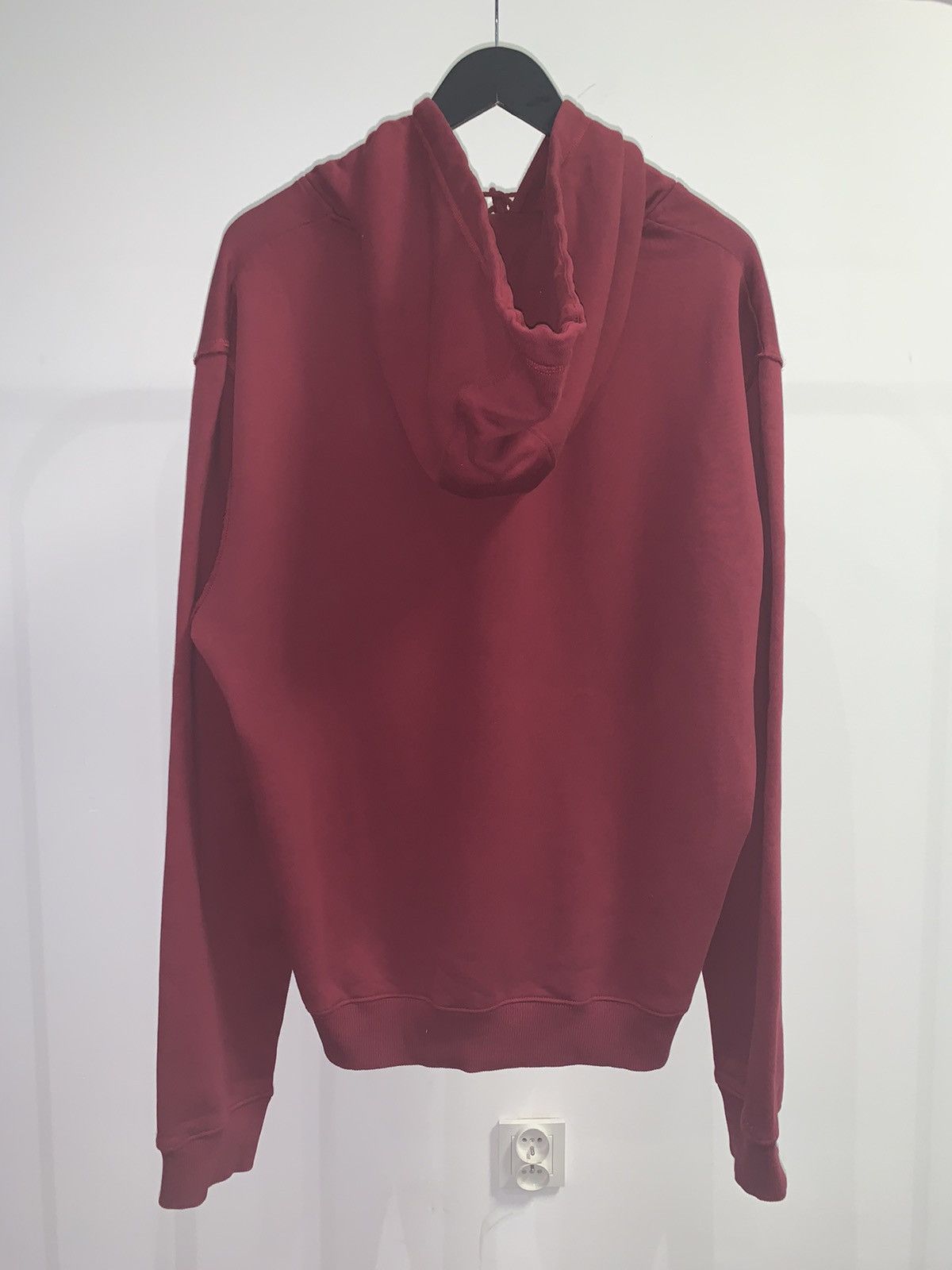 Alexander McQueen Alexander McQueen Big Logo Crimson Hoodie Size US XL / EU 56 / 4 - 2 Thumbnail