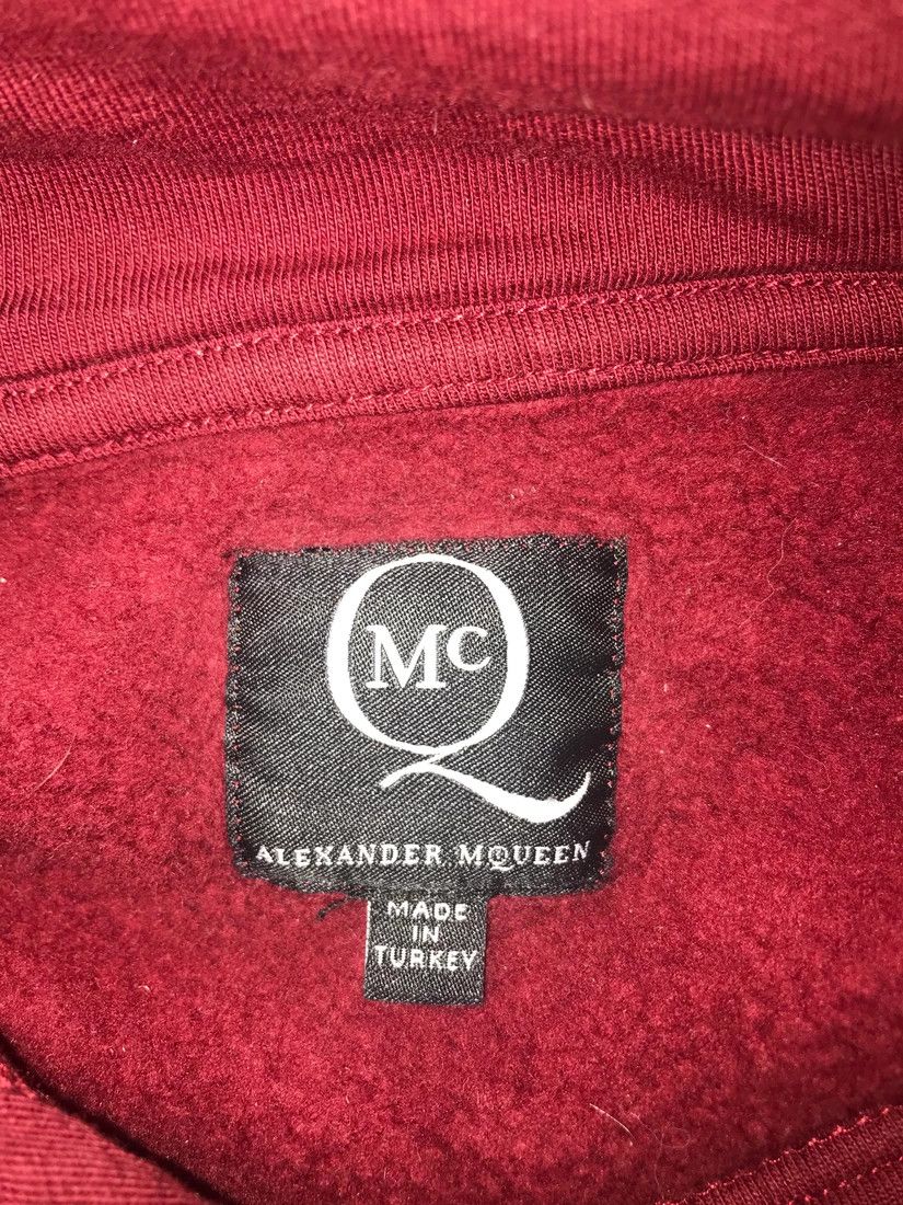 Alexander McQueen Alexander McQueen Big Logo Crimson Hoodie Size US XL / EU 56 / 4 - 7 Thumbnail