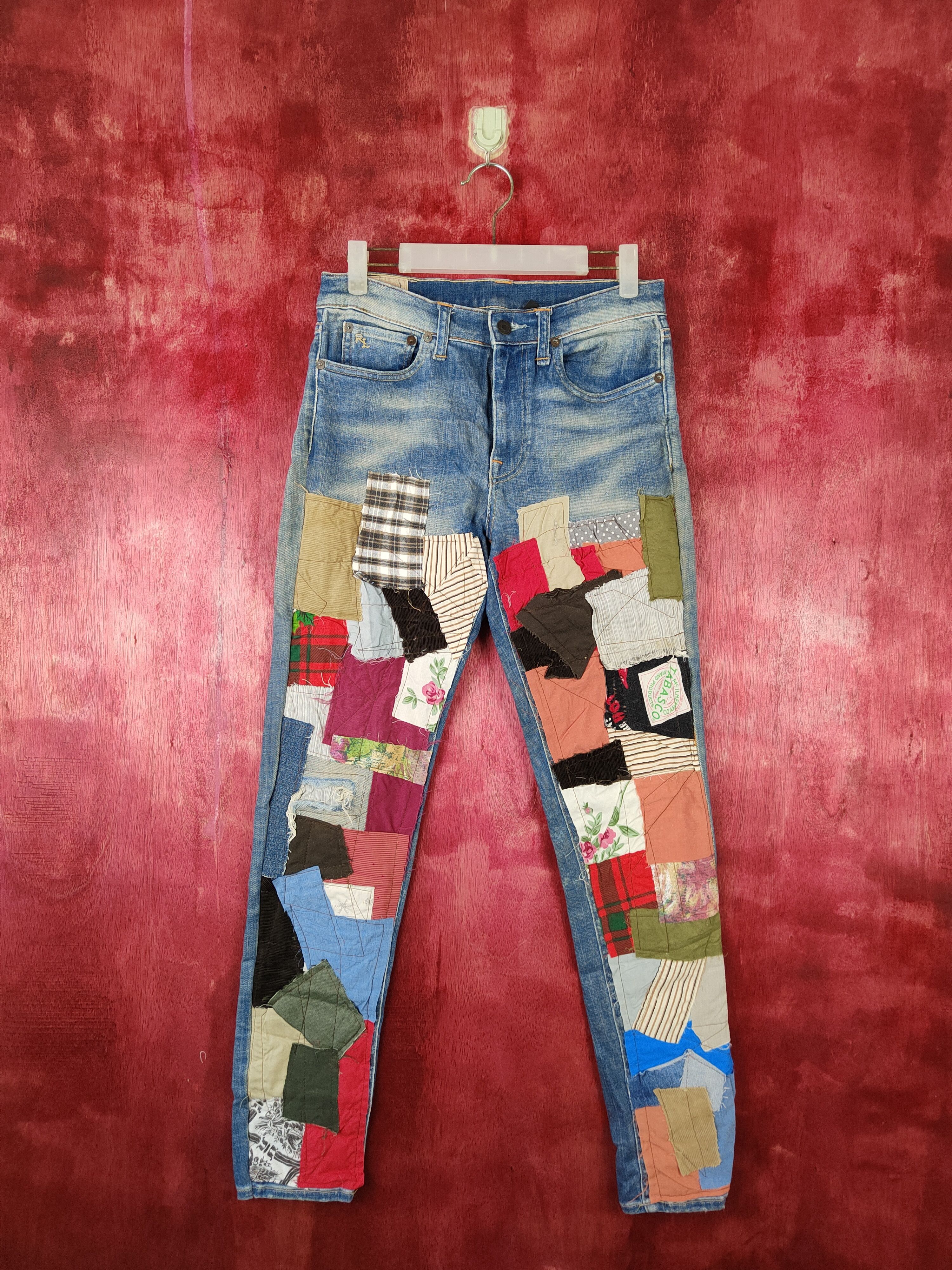 Polo Ralph Lauren Polo Ralph Lauren rework reconstruct patchwork Denim #5158DL Size US 28 / EU 44 - 1 Thumbnail