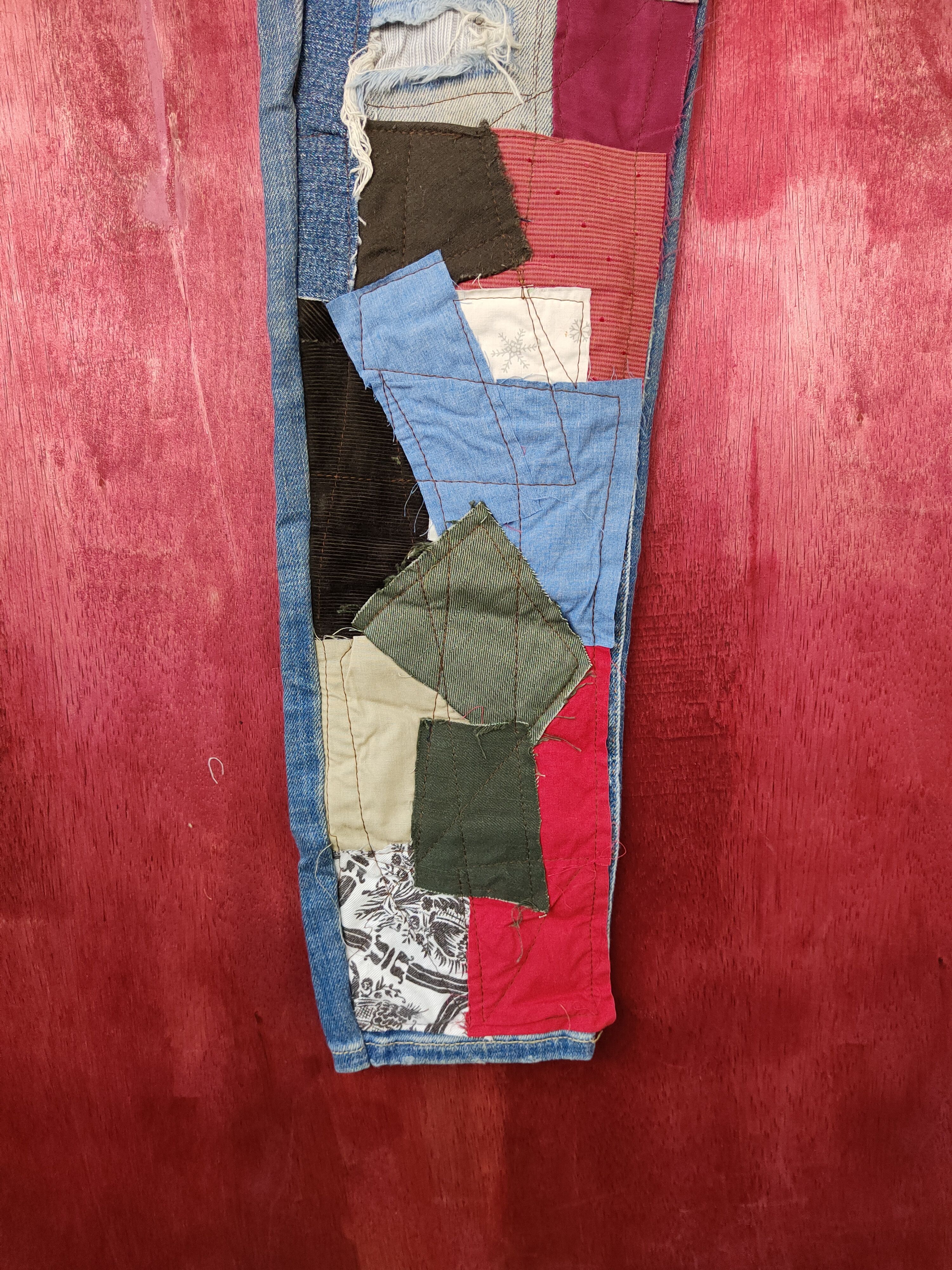 Polo Ralph Lauren Polo Ralph Lauren rework reconstruct patchwork Denim #5158DL Size US 28 / EU 44 - 5 Thumbnail