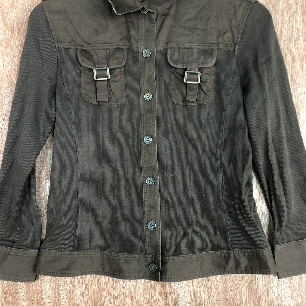 Burberry DLL Burberry Brown Shirt button ups corduroy shirt #1679 Size S / US 4 / IT 40 - 8 Thumbnail