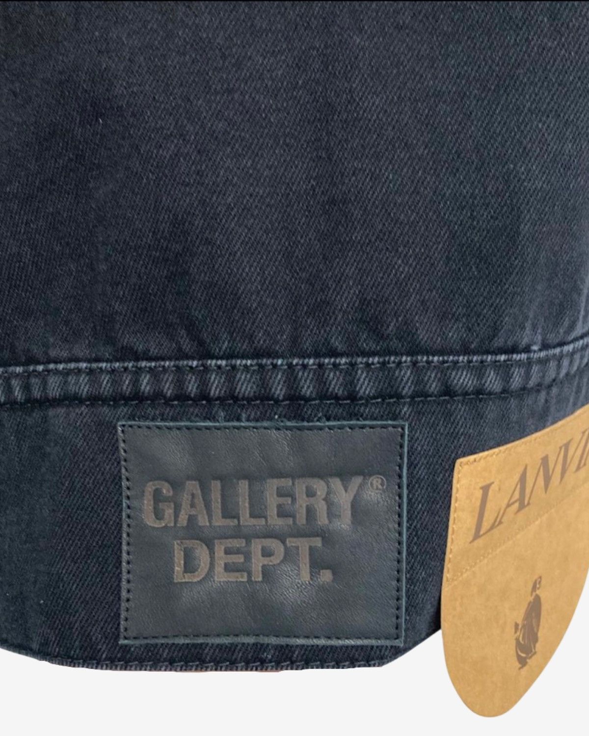 Gallery Dept. × Lanvin *RARE* Gallery Dept. x Lanvin Denim Logo Jacket Size US L / EU 52-54 / 3 - 3 Thumbnail