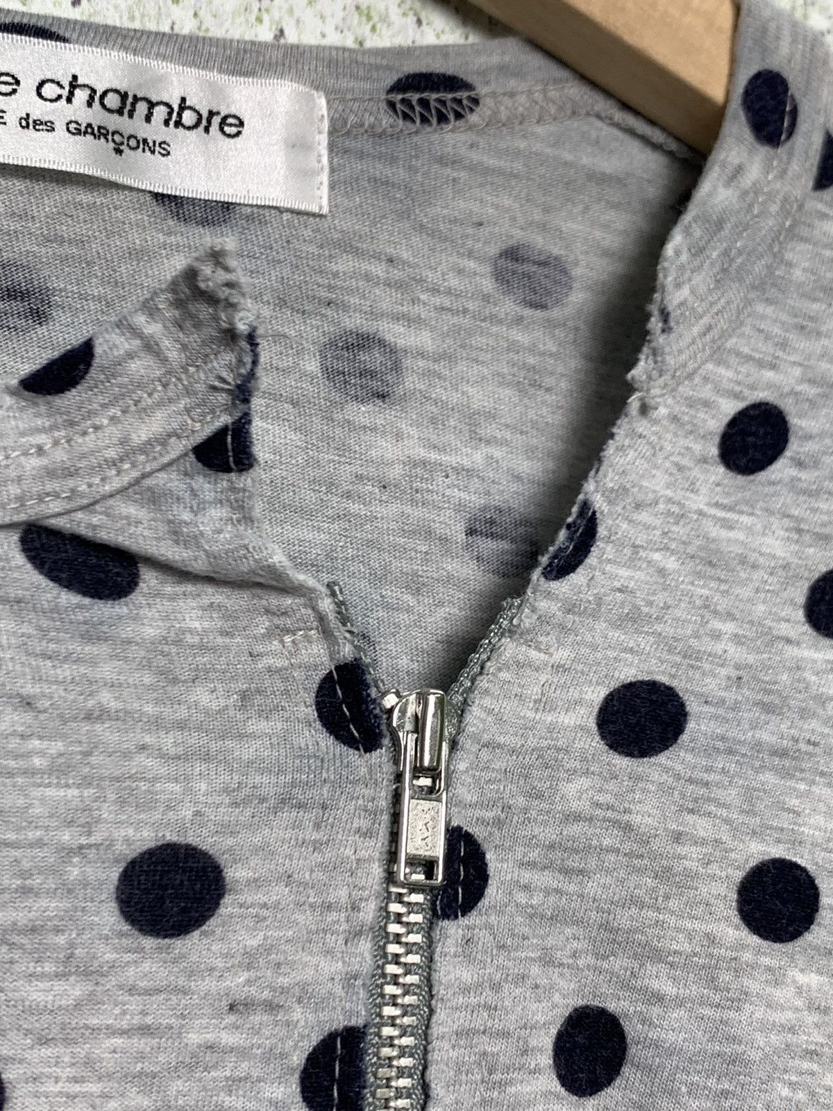 Comme des Garcons Comme des Garçons Polkadot Zipper Sweater Size S / US 4 / IT 40 - 2 Thumbnail