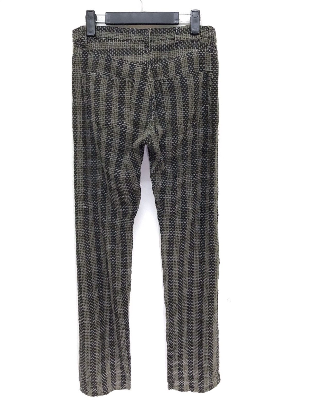 Japanese Brand Maniac Works Woven Cotton Check Pant Slim Size US 29 - 5 Thumbnail