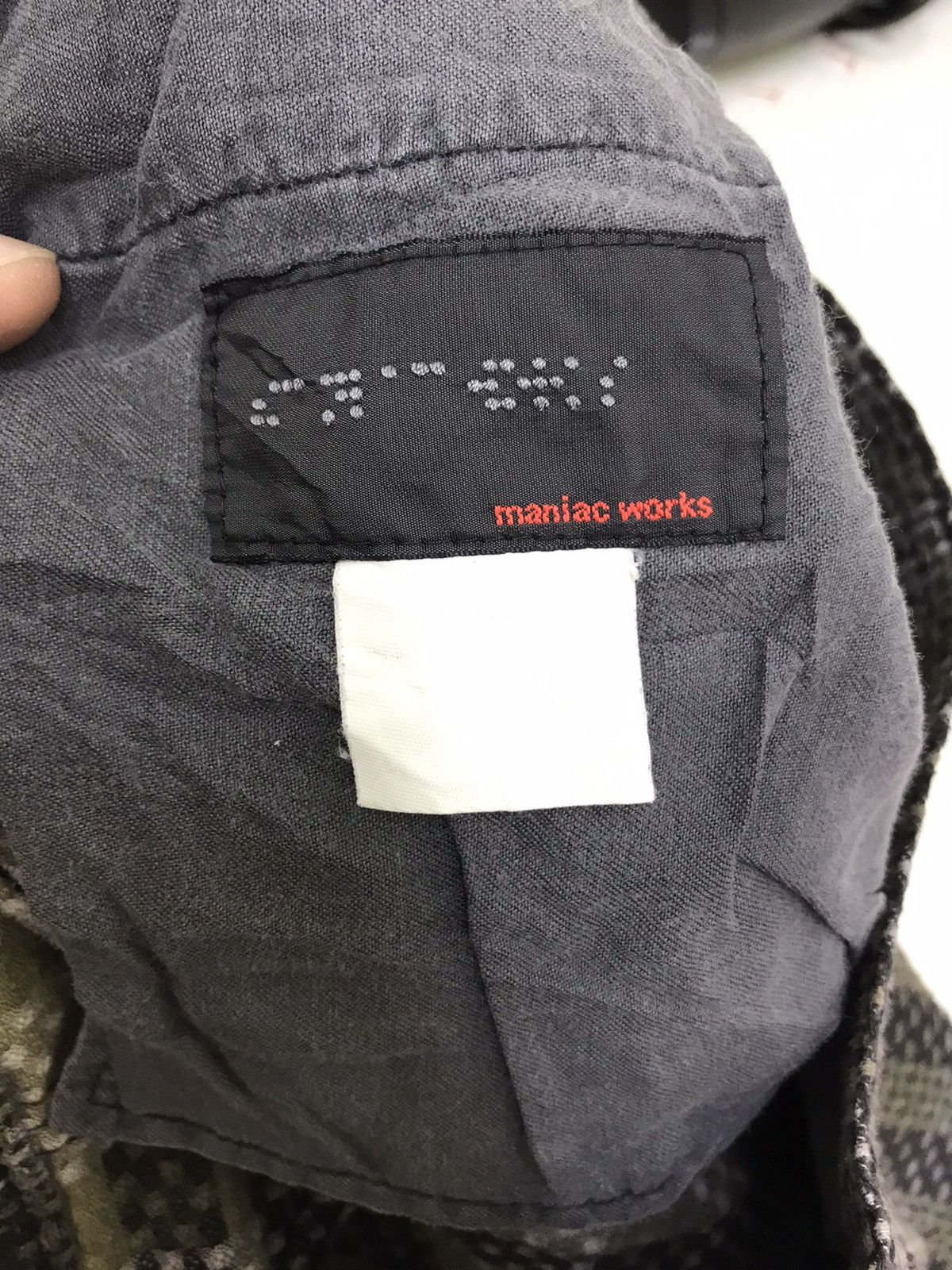 Japanese Brand Maniac Works Woven Cotton Check Pant Slim Size US 29 - 7 Thumbnail