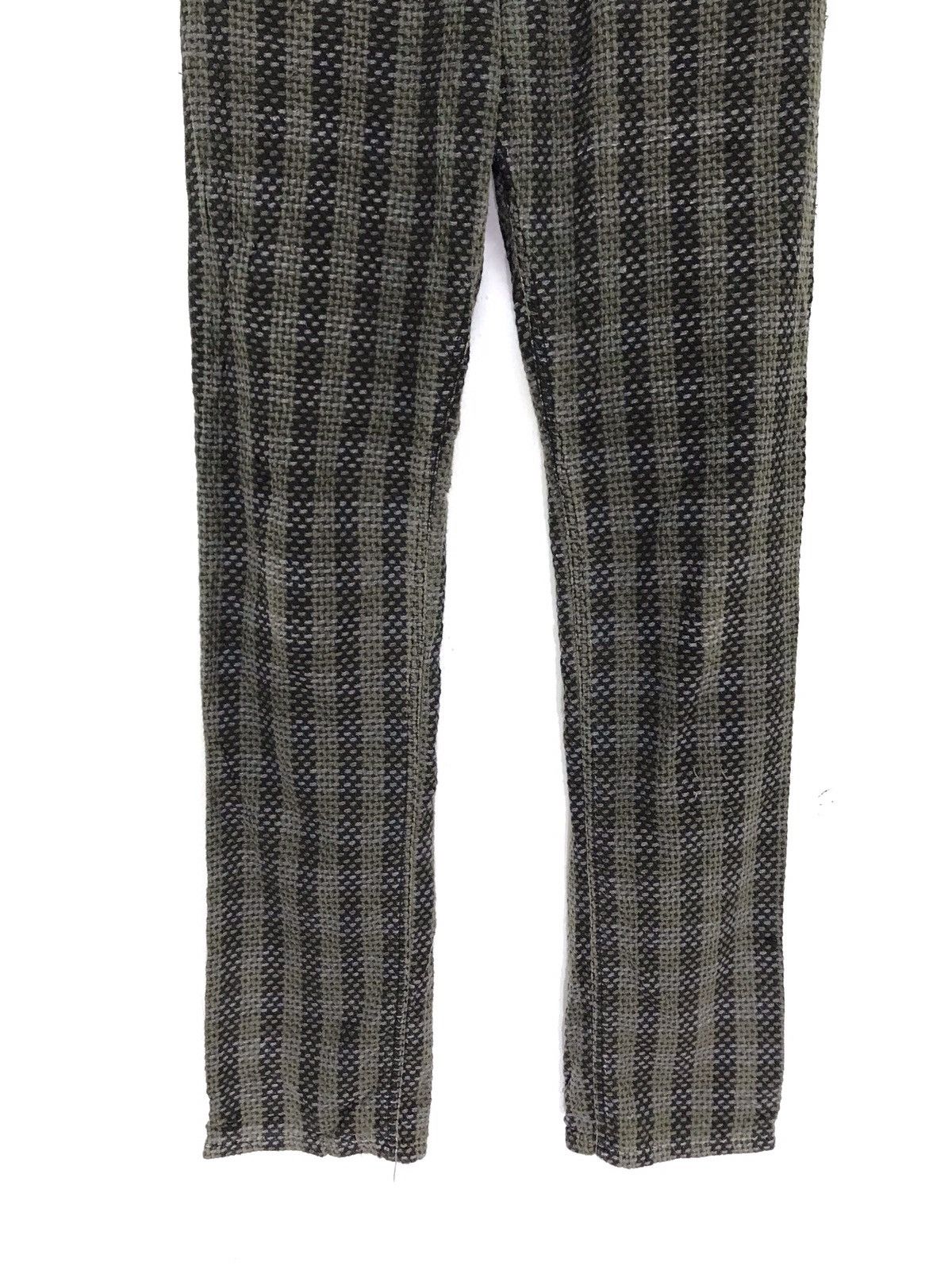 Japanese Brand Maniac Works Woven Cotton Check Pant Slim Size US 29 - 3 Thumbnail