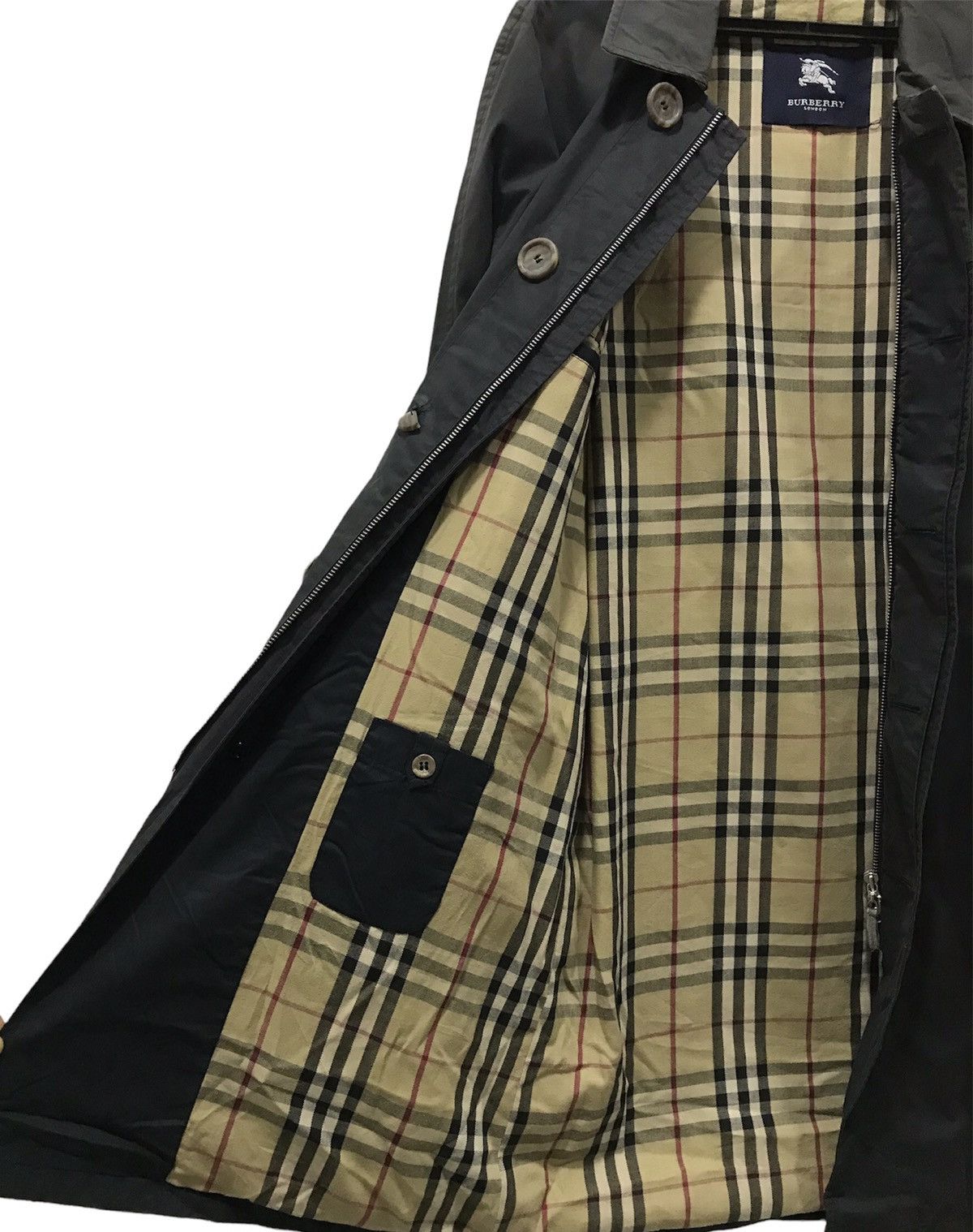 Burberry BURBERRY LONDON NOVA CHECK LONG JACKET COAT Size US M / EU 48-50 / 2 - 11 Thumbnail