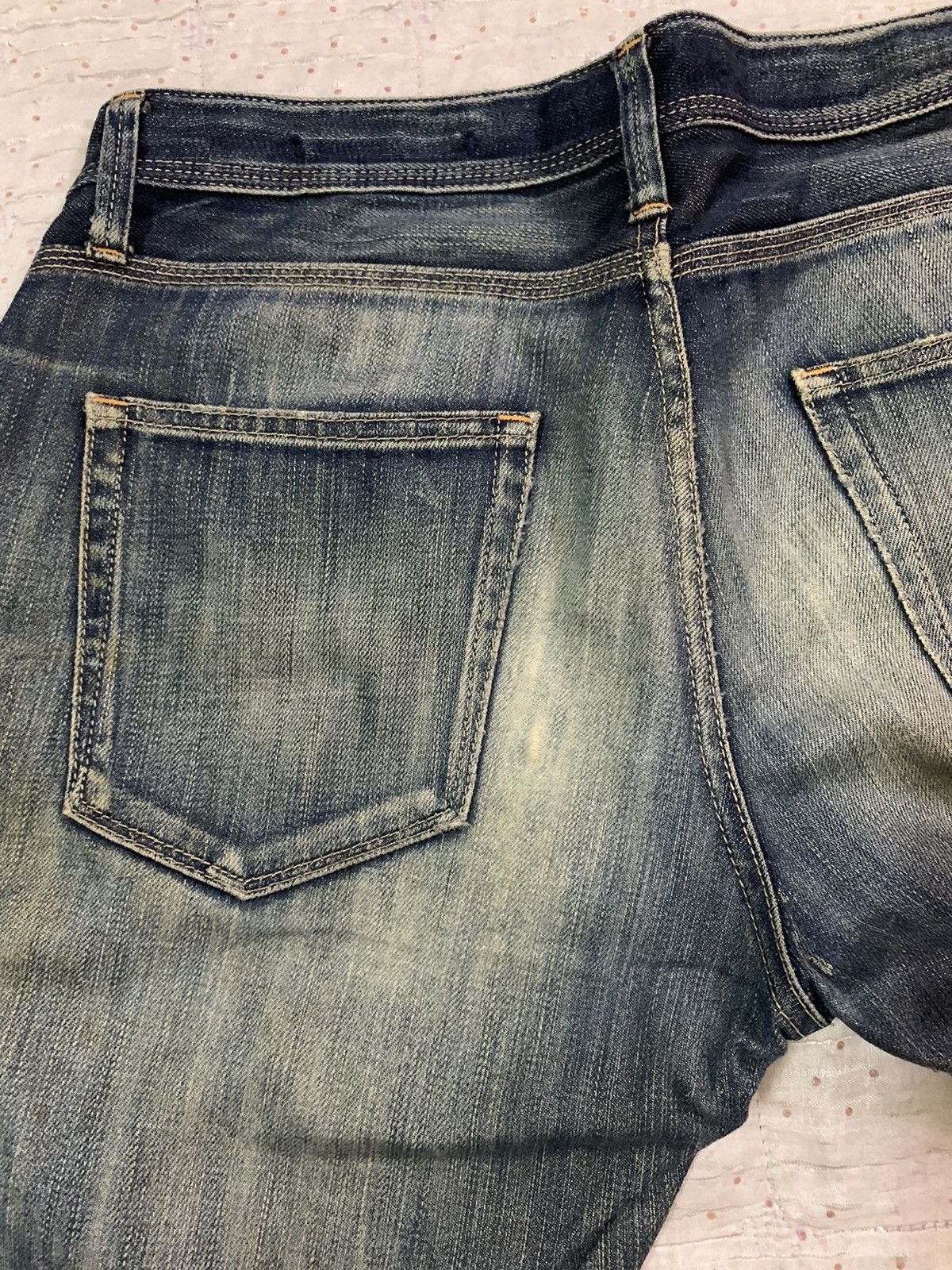 Jil Sander × Uniqlo Jil Sander X Uniqlo Distressed Denim Skinny Jeans Size US 32 / EU 48 - 8 Thumbnail