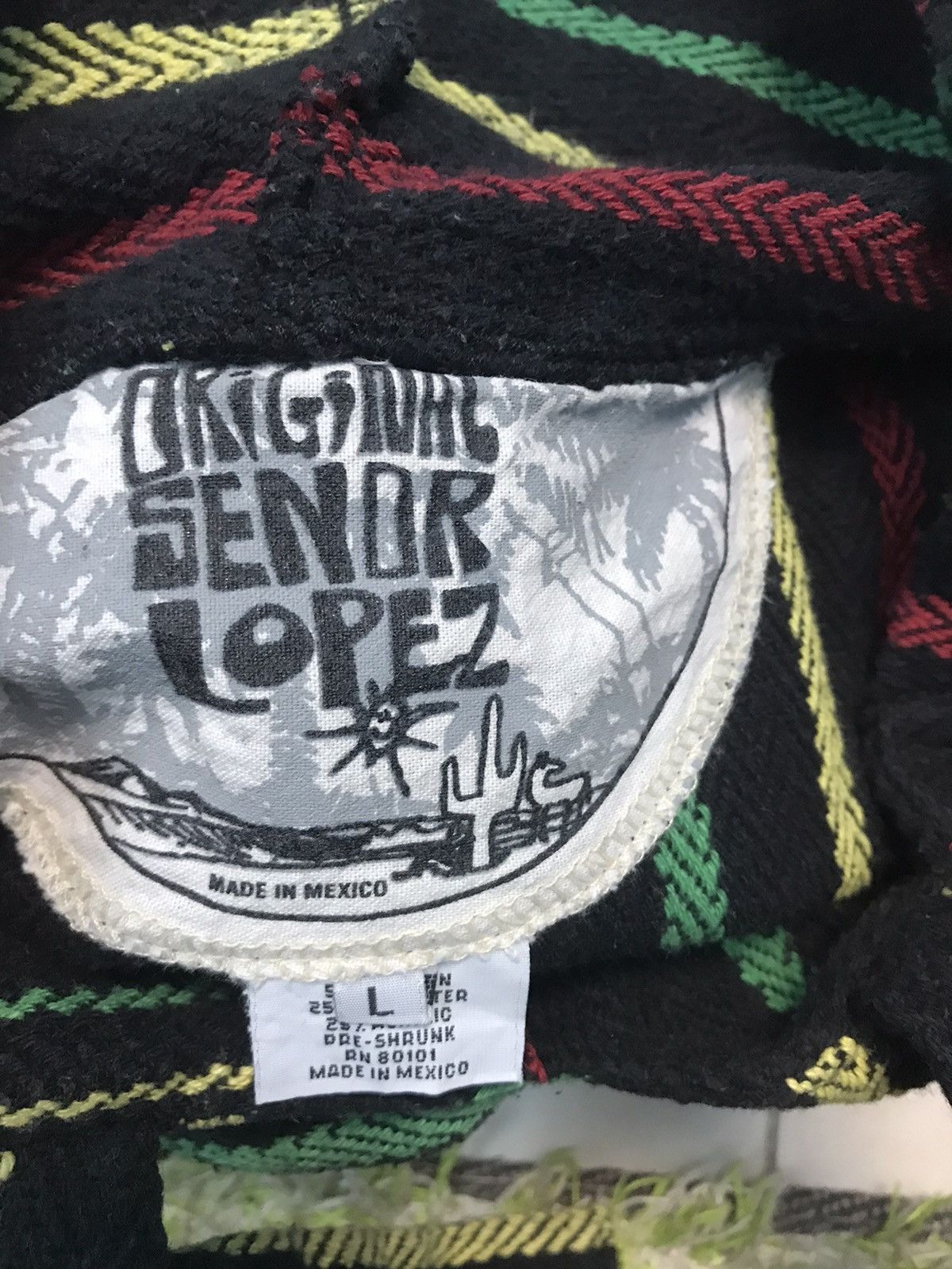 Native × Vintage Vintage Senor Lopez Pullover Mexican Baja Hoodie Size US M / EU 48-50 / 2 - 9 Thumbnail