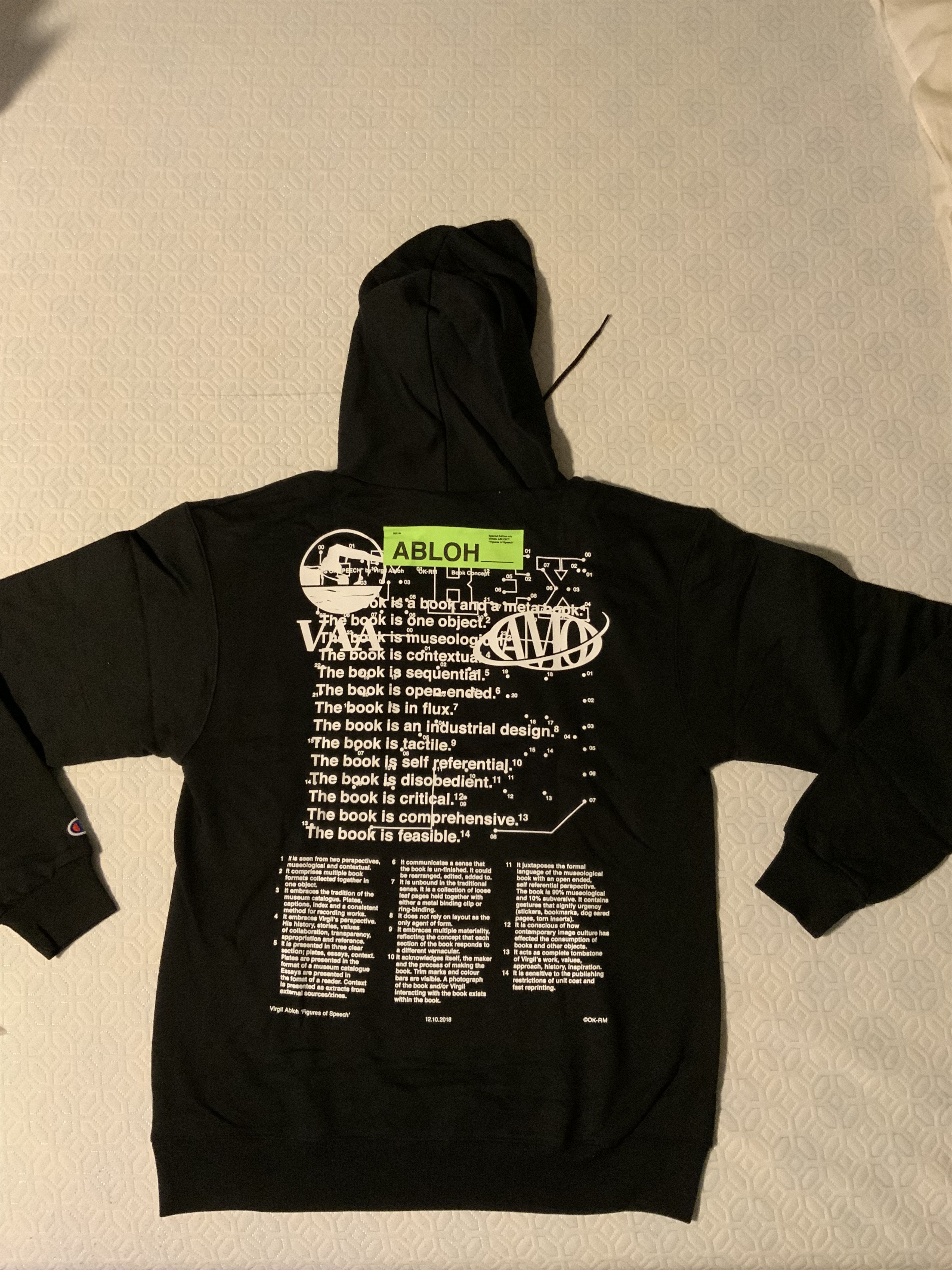 Virgil Abloh SOLD OUT Virgil Abloh “Figures of Speech” Hoodie Size US M / EU 48-50 / 2 - 6 Thumbnail