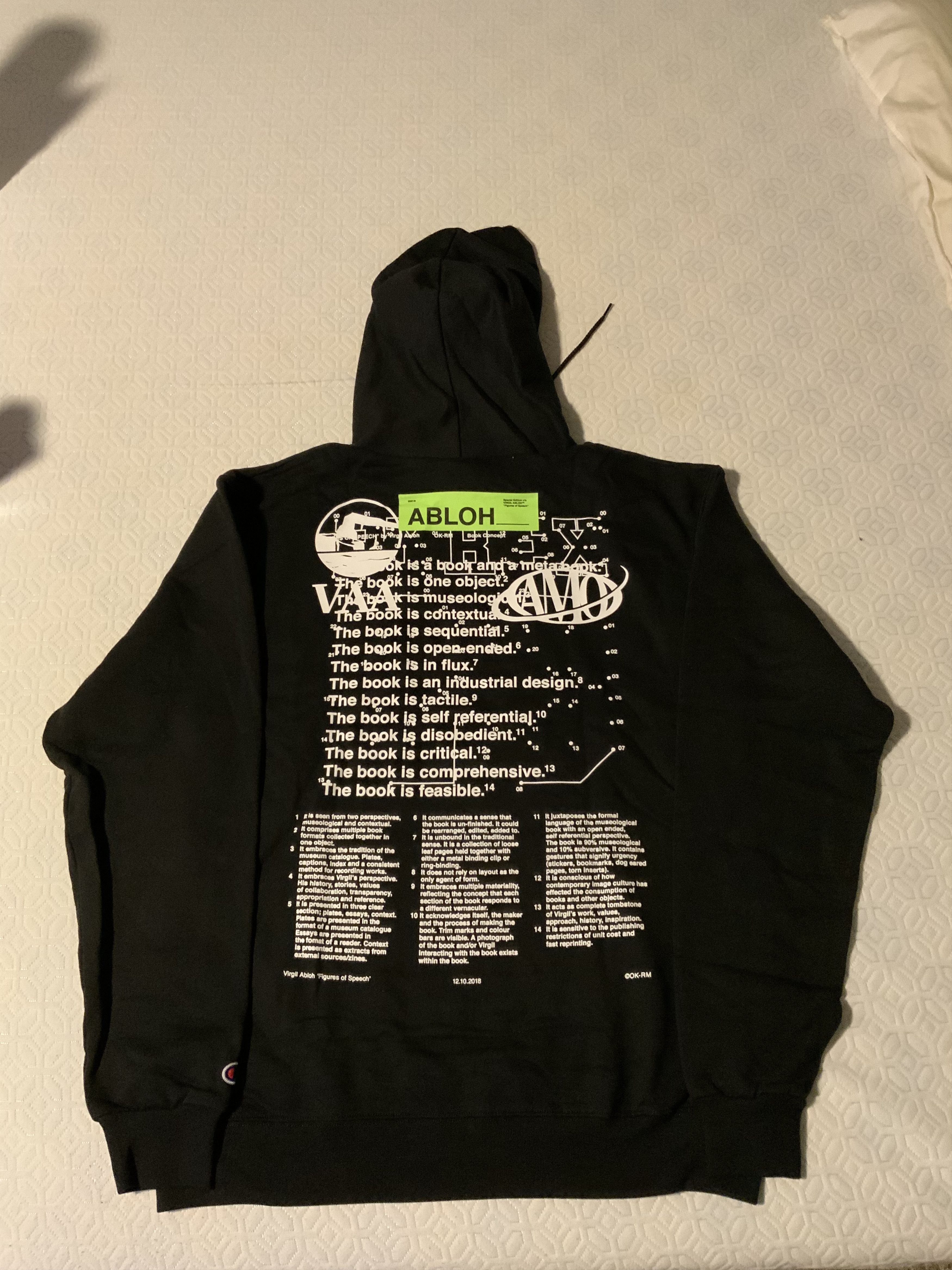 Virgil Abloh SOLD OUT Virgil Abloh “Figures of Speech” Hoodie Size US M / EU 48-50 / 2 - 5 Thumbnail
