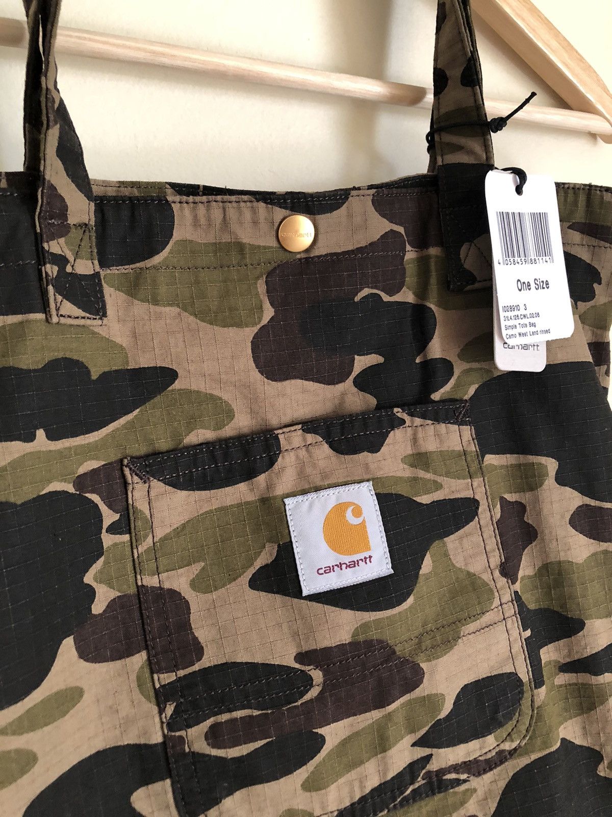 Carhartt × Carhartt Wip Carhartt WIP Camo ripstop pocket tote bag Size ONE SIZE - 2 Thumbnail