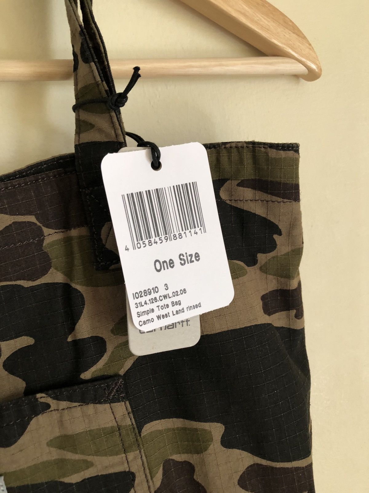 Carhartt × Carhartt Wip Carhartt WIP Camo ripstop pocket tote bag Size ONE SIZE - 3 Thumbnail