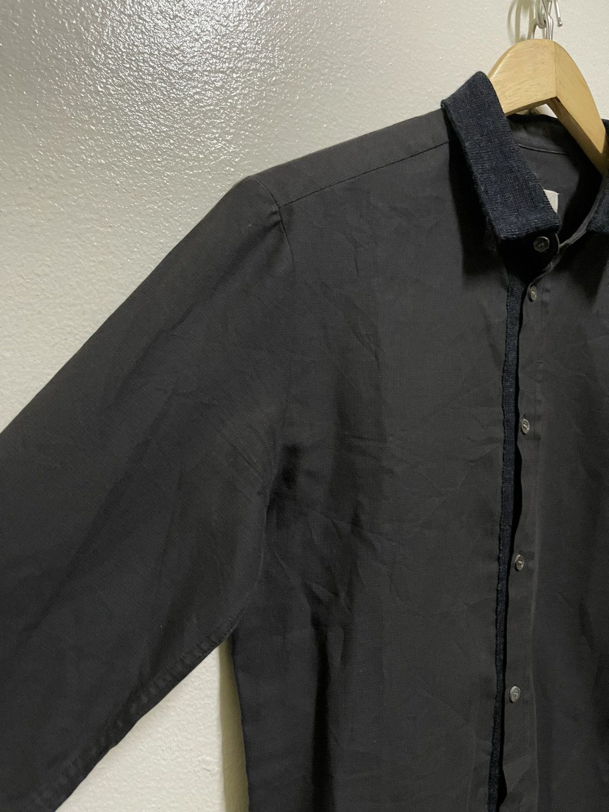 Stephan Schneider Stephan Schneider Long Sleeve Shirt Wool Collar Size US L / EU 52-54 / 3 - 2 Thumbnail