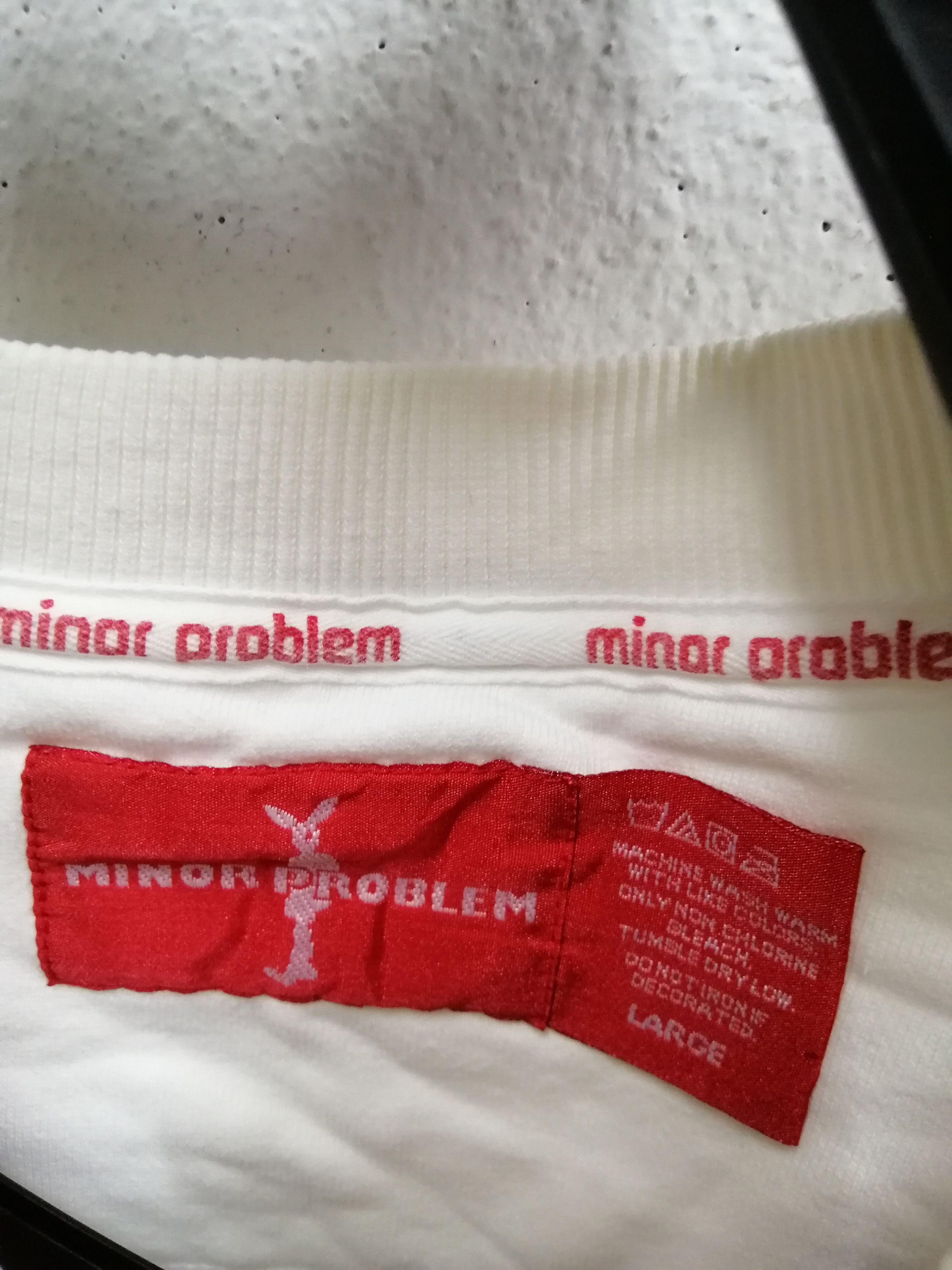 Japanese Brand MINOR PROBLEM SPELL OUT Size US L / EU 52-54 / 3 - 6 Thumbnail