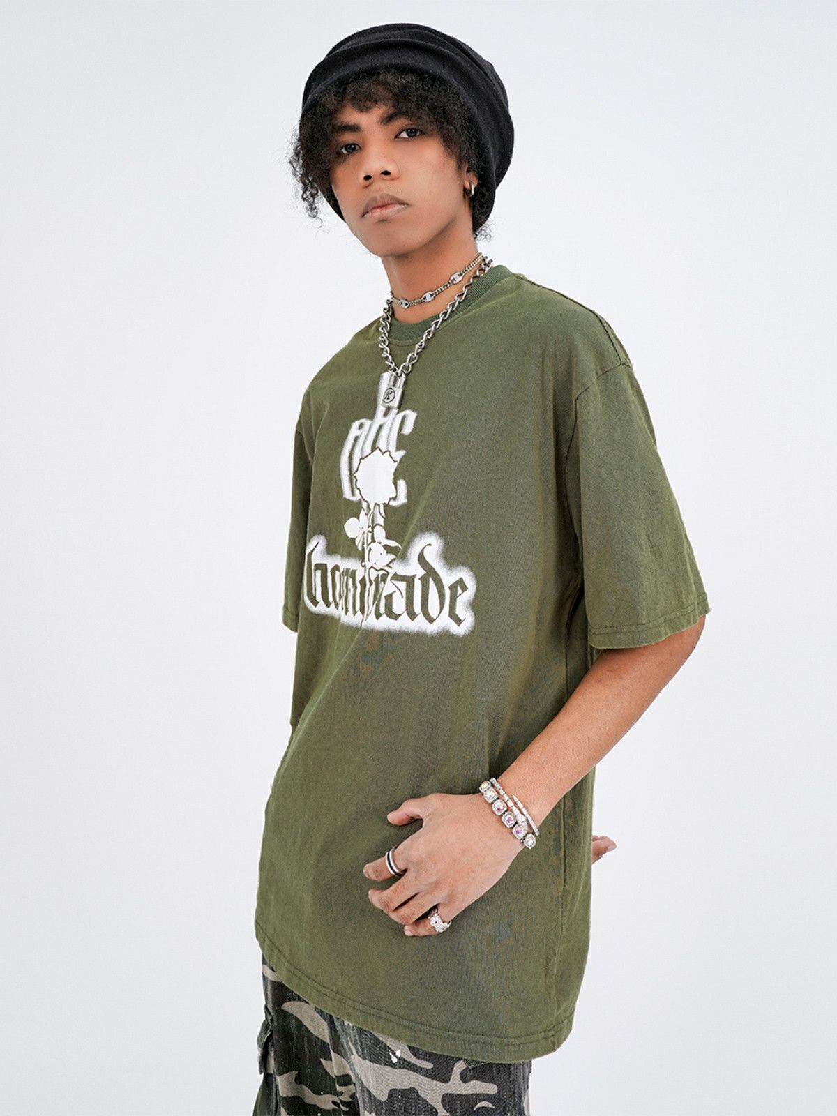 pattern skate fade tee